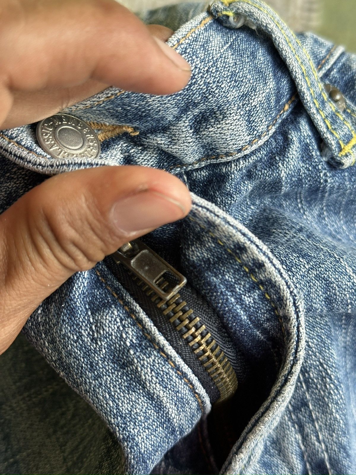 Japanese Brand Selvedge Denim Gland Edge Light Blue🎌💥 Size US 34 / EU 50 - 12 Thumbnail