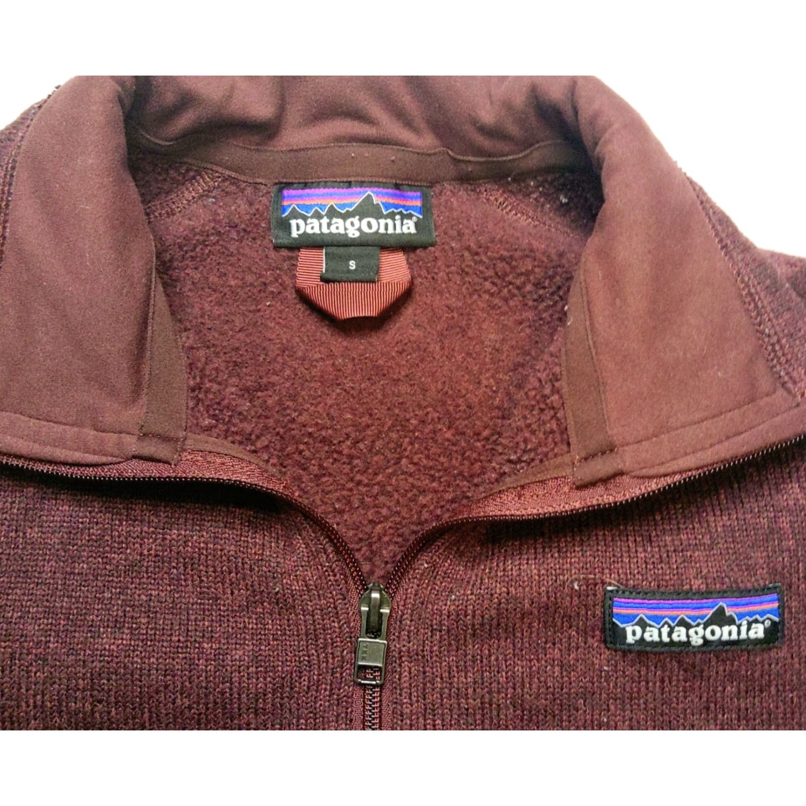 Patagonia Patagonia Better Sweater Quarter Zip Shirt Women S Burgundy Red Fleece 1/4 Zip Logo Embroidered Pockets Pullover Size S / US 4 / IT 40 - 5 Thumbnail