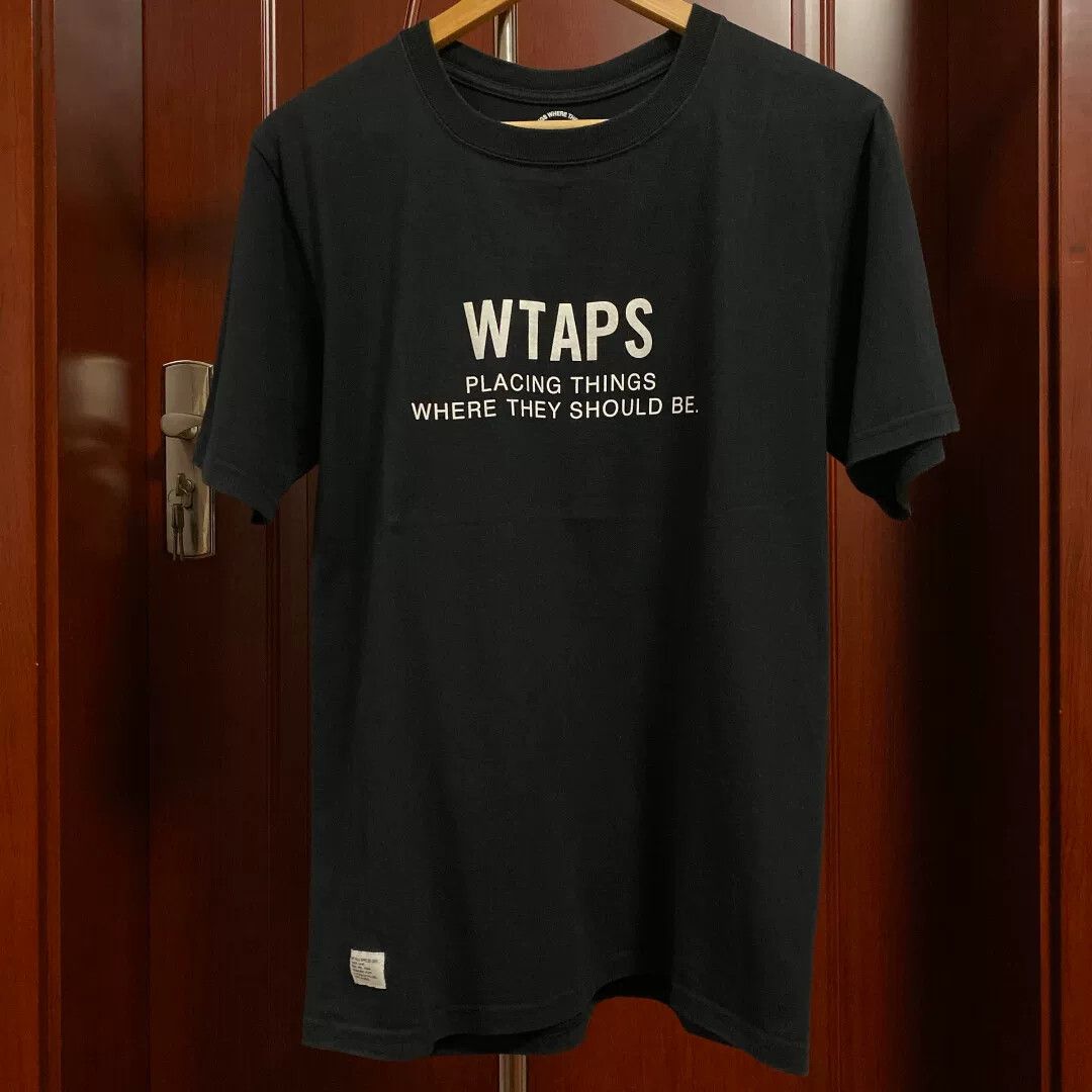 Wtaps Wtaps 14SS Standard Design Logo Short Sleeve Tee Size US M / EU 48-50 / 2 - 1 Thumbnail
