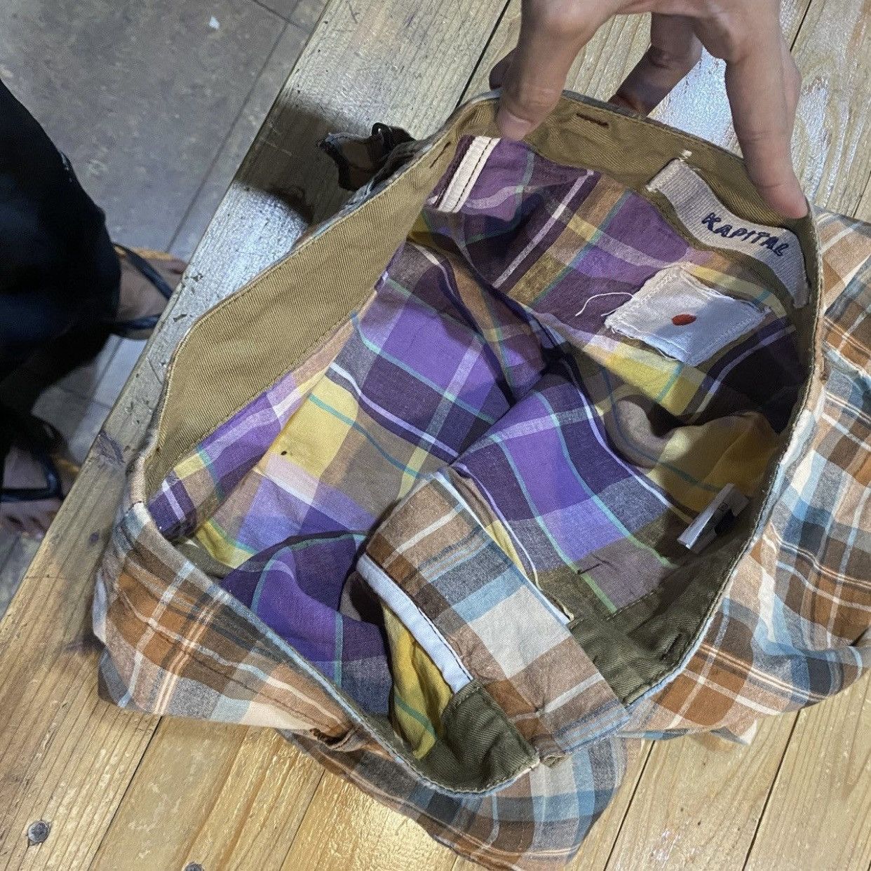 Kapital Kapital brown plaid shorts 28 Size US 28 / EU 44 - 12 Thumbnail