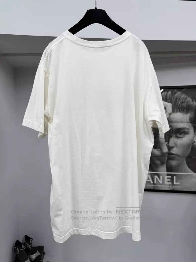 Dior Dior White coral letter short-sleeved printed T-shirt Size US L / EU 52-54 / 3 - 3 Thumbnail