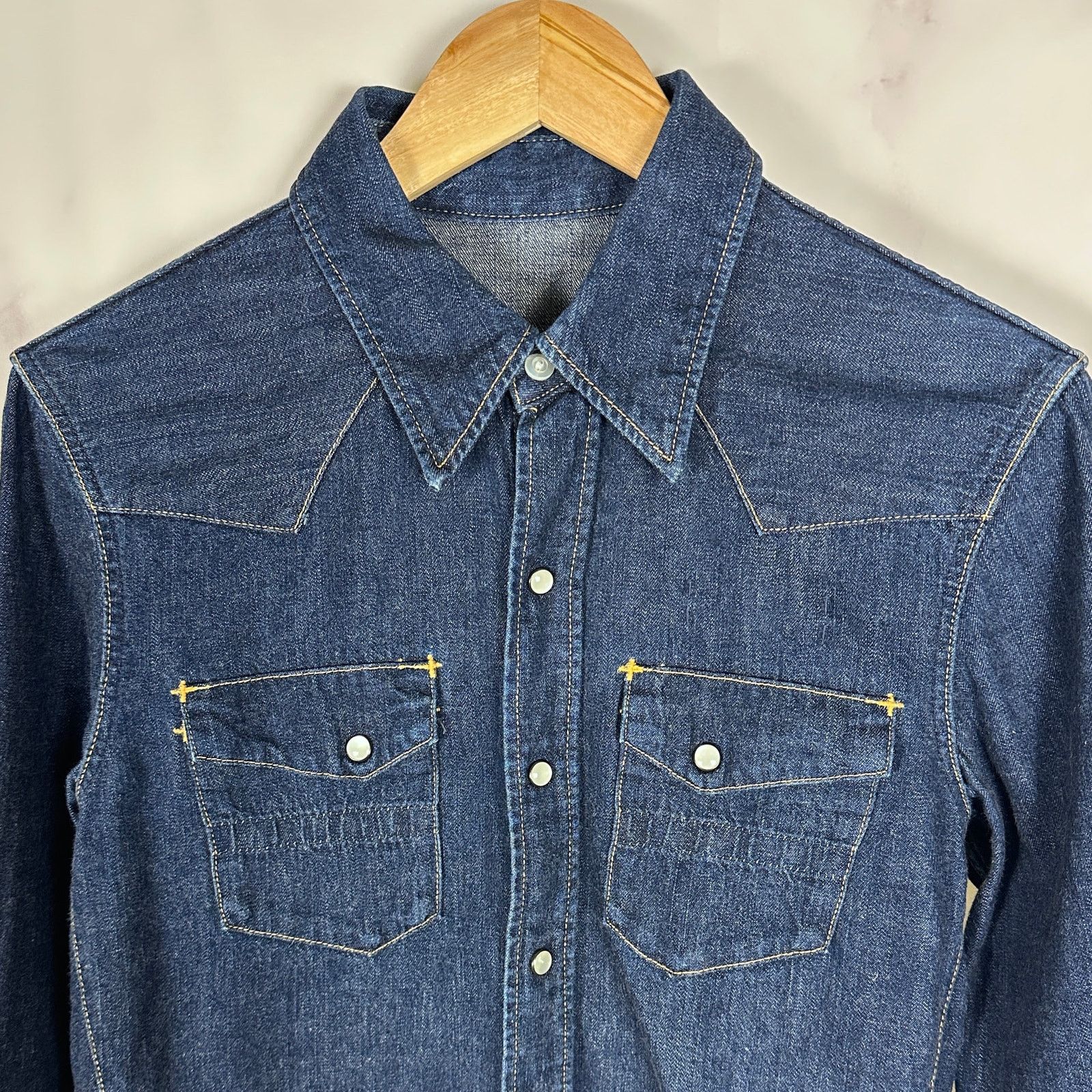 Number (N)ine A/W07 Denim Western Shirt Size US M / EU 48-50 / 2 - 2 Thumbnail