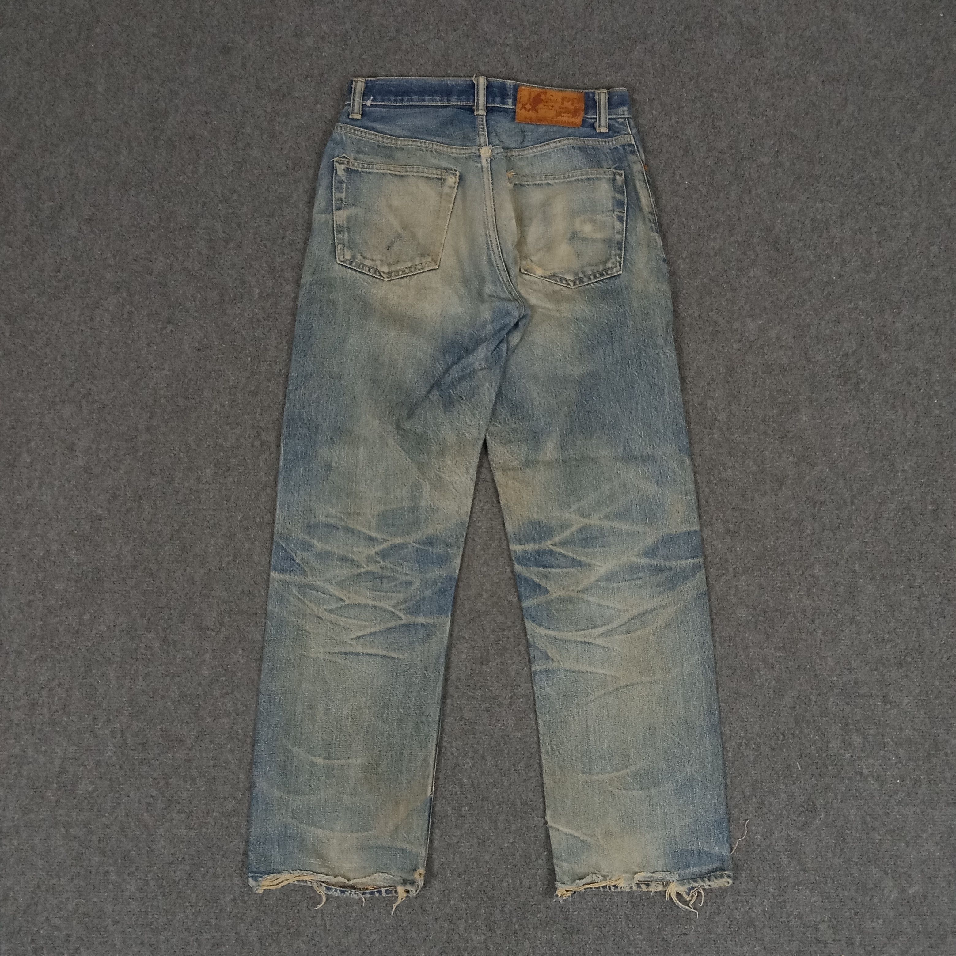 Japanese Brand × Vintage We Never Change Selvedge Fading Style Denim Jeans Size US 28 / EU 44 - 1 Thumbnail
