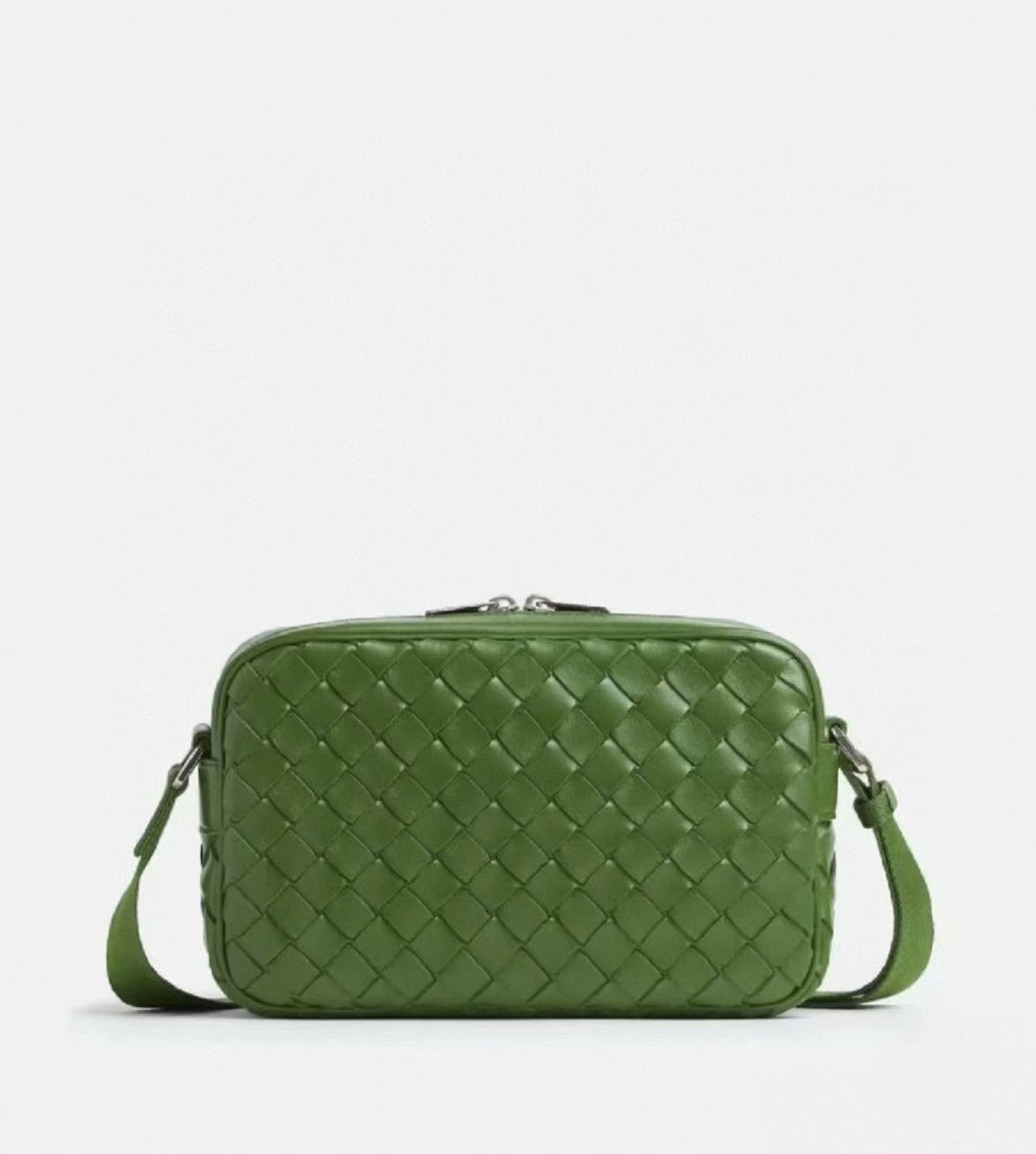 Bottega Veneta Bottega Veneta Intrecciato Lambskin Green Crossbody Size ONE SIZE - 1 Thumbnail