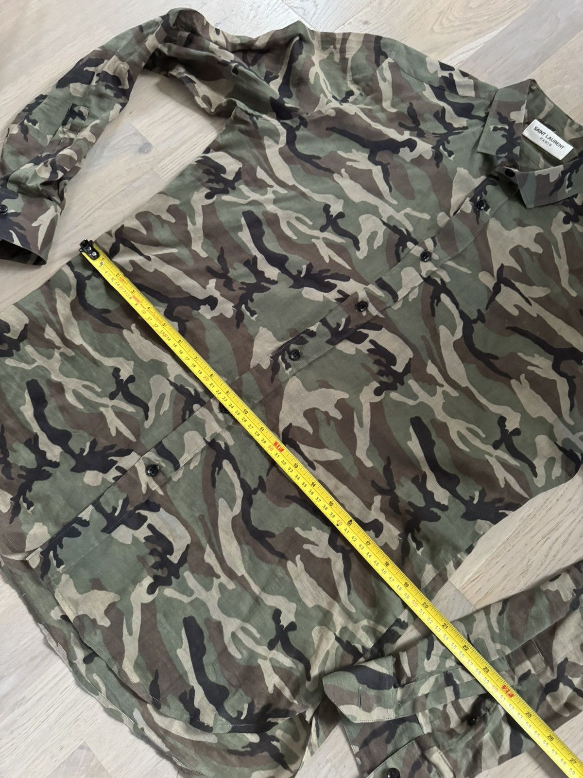 Saint Laurent Paris SAINT LAURENT shirt SEE PHOTOS FOR REAL TAPE MEASUREMENTS Size US S / EU 44-46 / 1 - 6 Thumbnail