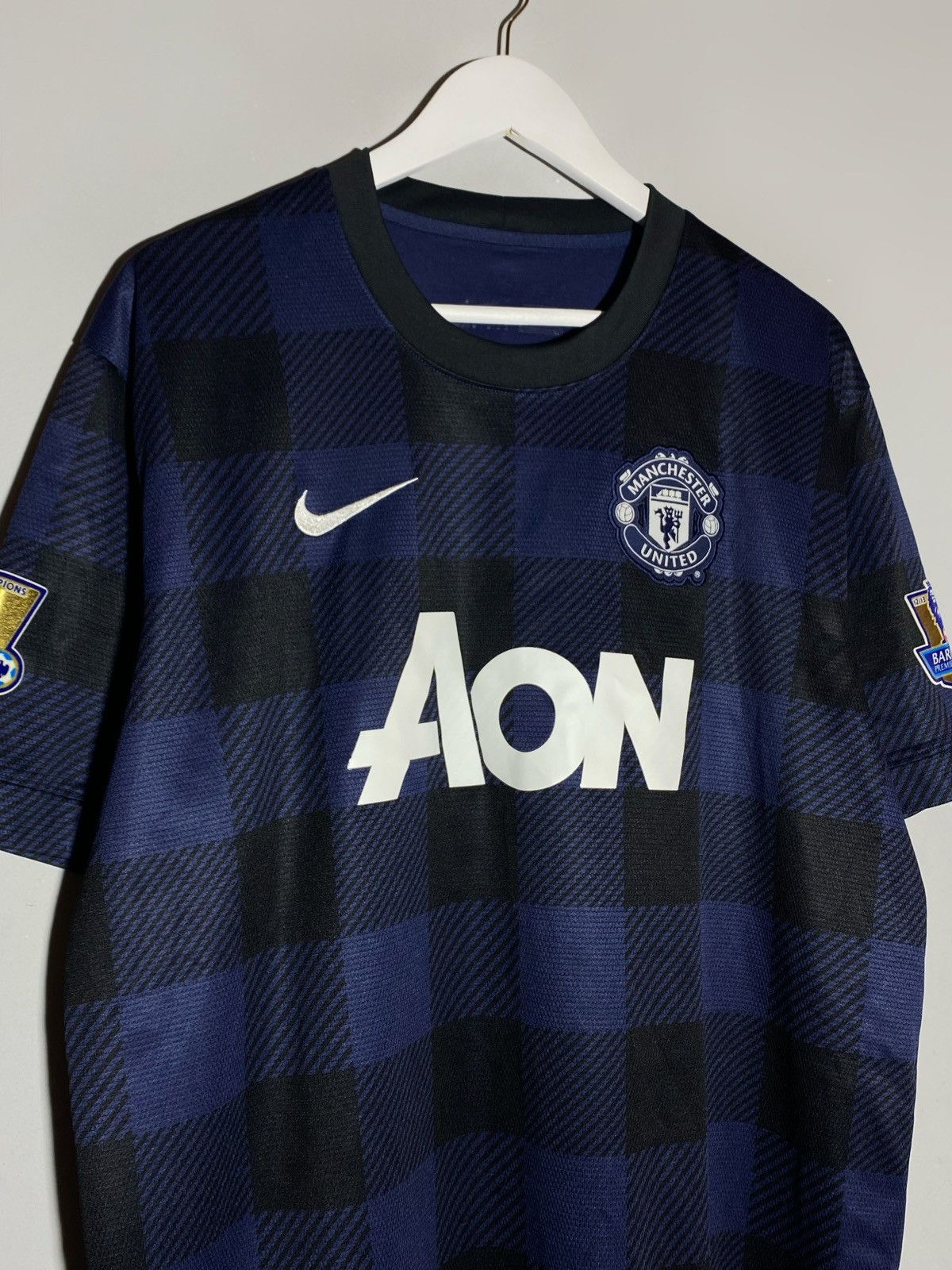 Nike Nike Manchester United 2013/14 Away Soccer Jersey Size US XL / EU 56 / 4 - 3 Thumbnail