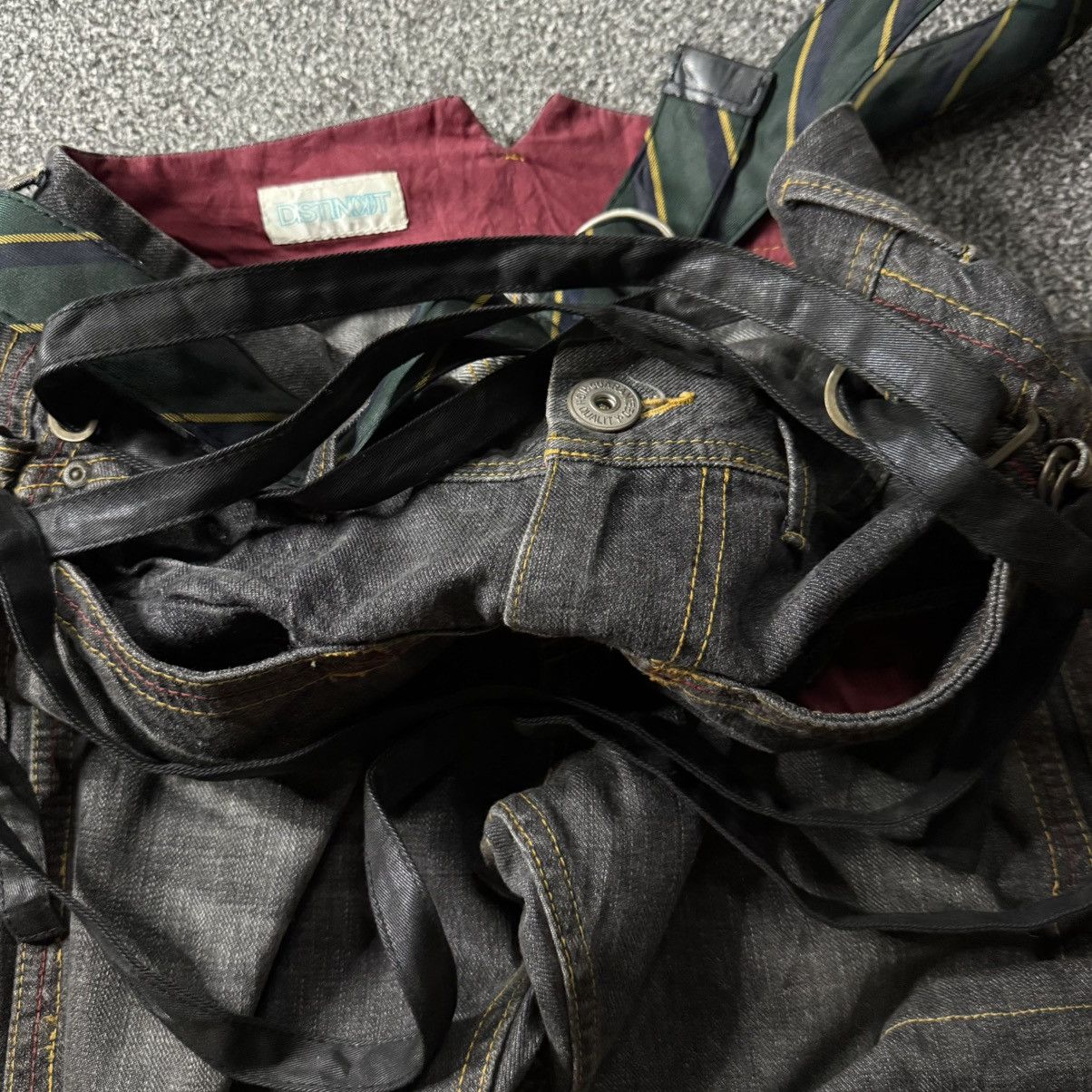 If Six Was Nine 🔥🔥🇯🇵 Vintage 90s Japanese LGB Bondage Strap Lace Denim Size US 31 - 9 Thumbnail