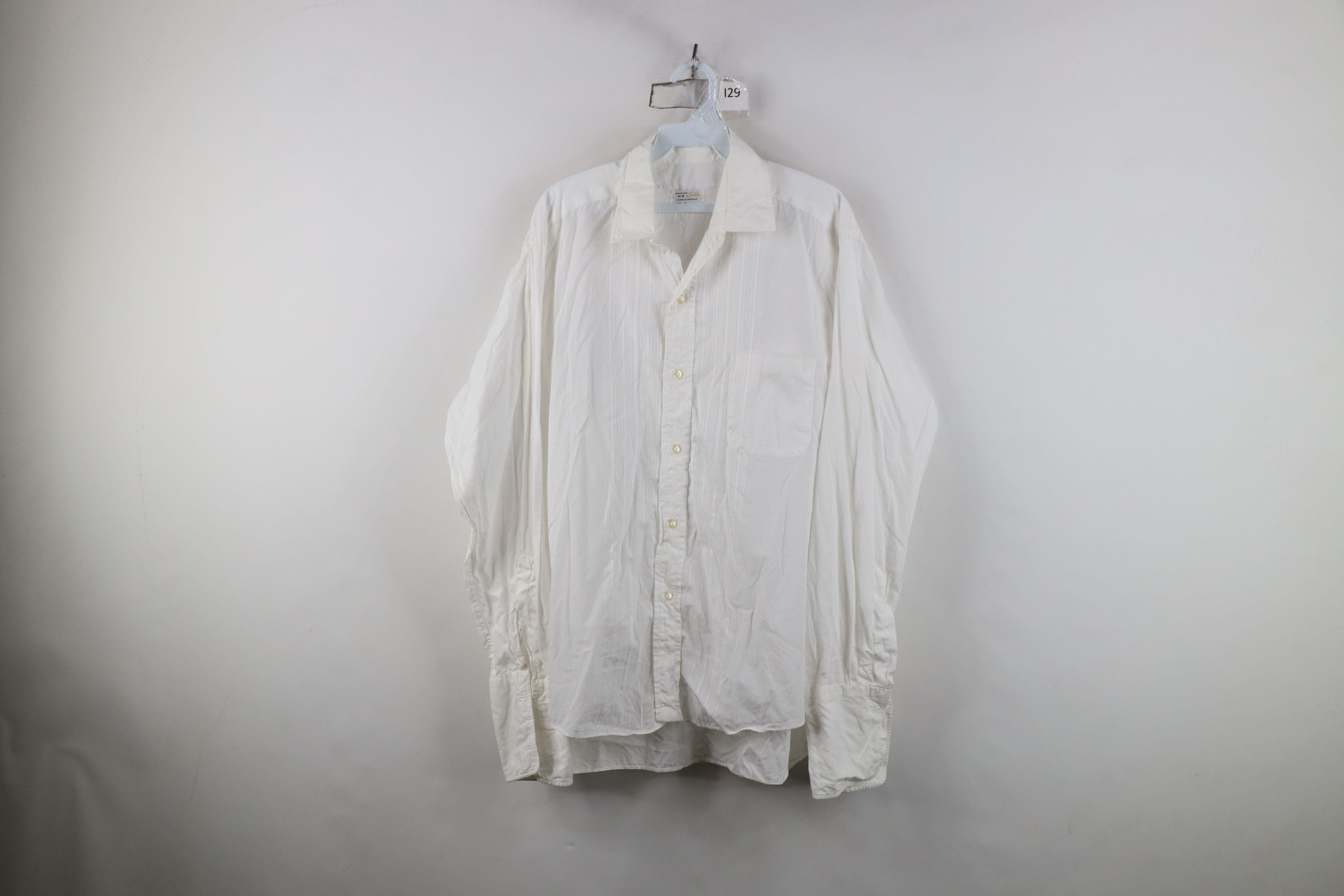 Vintage Vintage 50s Rockabilly Fabric Single Needle Button Shirt USA Size US XL / EU 56 / 4 - 1 Thumbnail