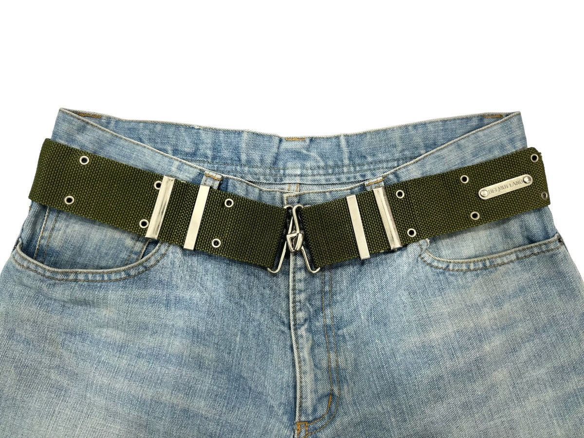 helmut lang jeans 1998 military belt - 小物