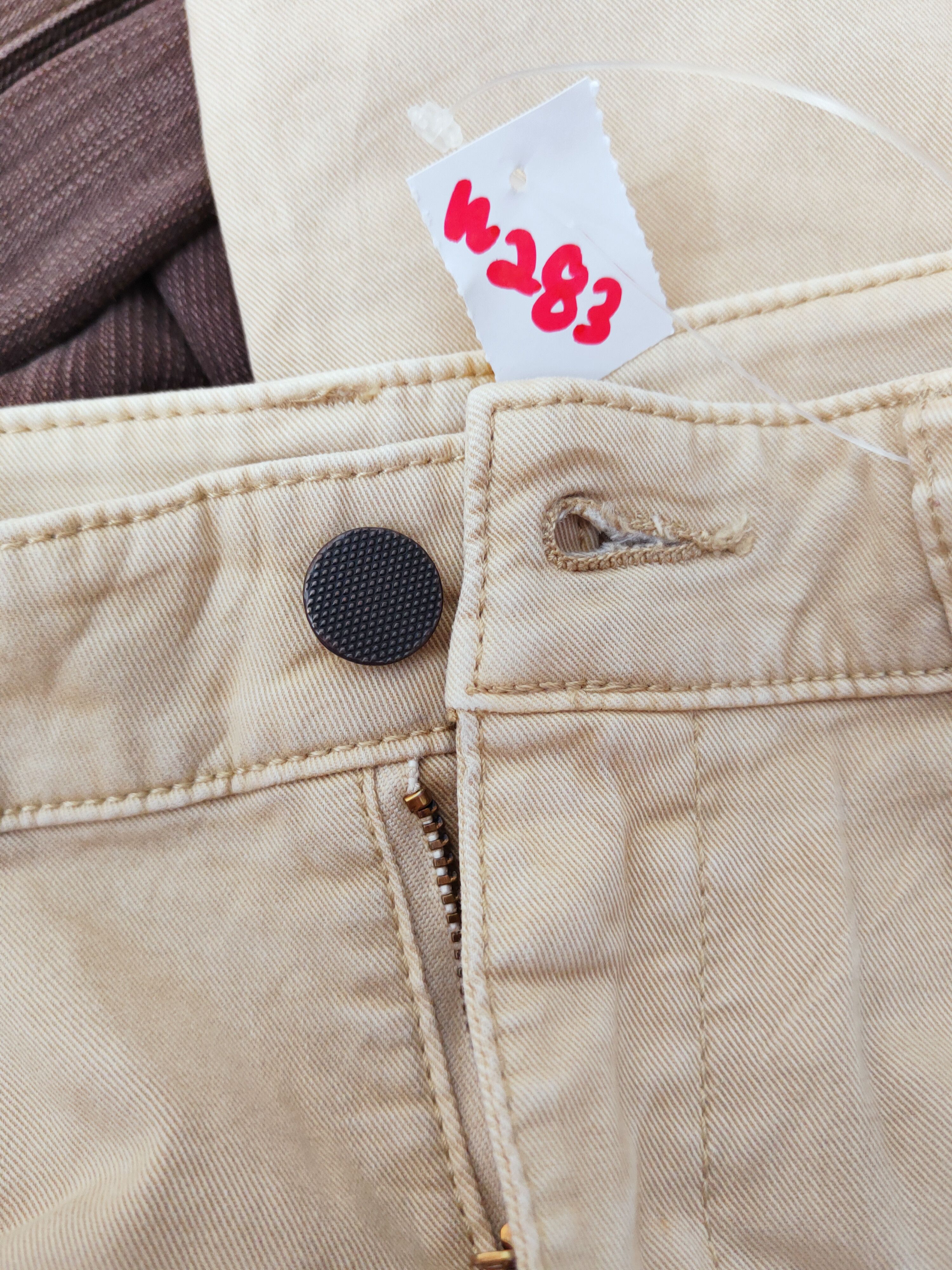 Japanese Brand Uniqlo Beige Multipocket Tactical Cargo Pants #W283 Size US 29 - 14 Thumbnail