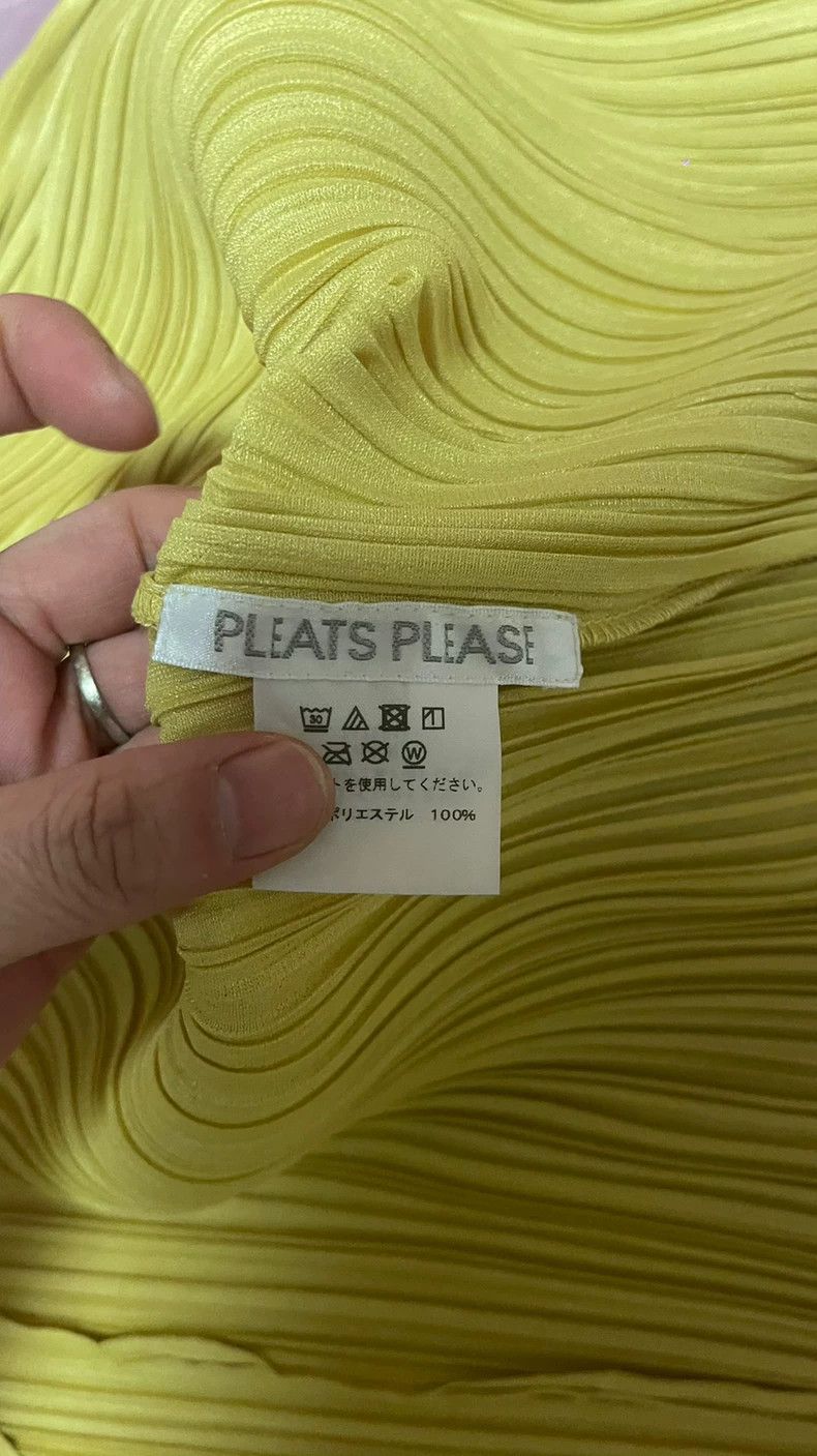 Issey Miyake issey miyake size:3 Yellow pleated cardigan Size XXS / US 00 / IT 34 - 2 Thumbnail