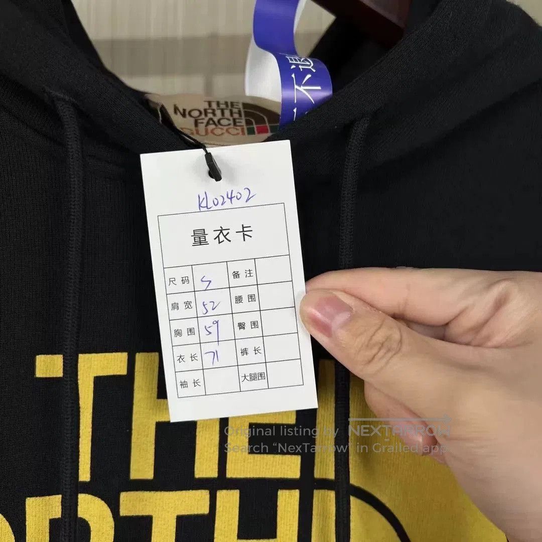 Gucci gucci x tnf logo black hoodie. Size US S / EU 44-46 / 1 - 6 Thumbnail