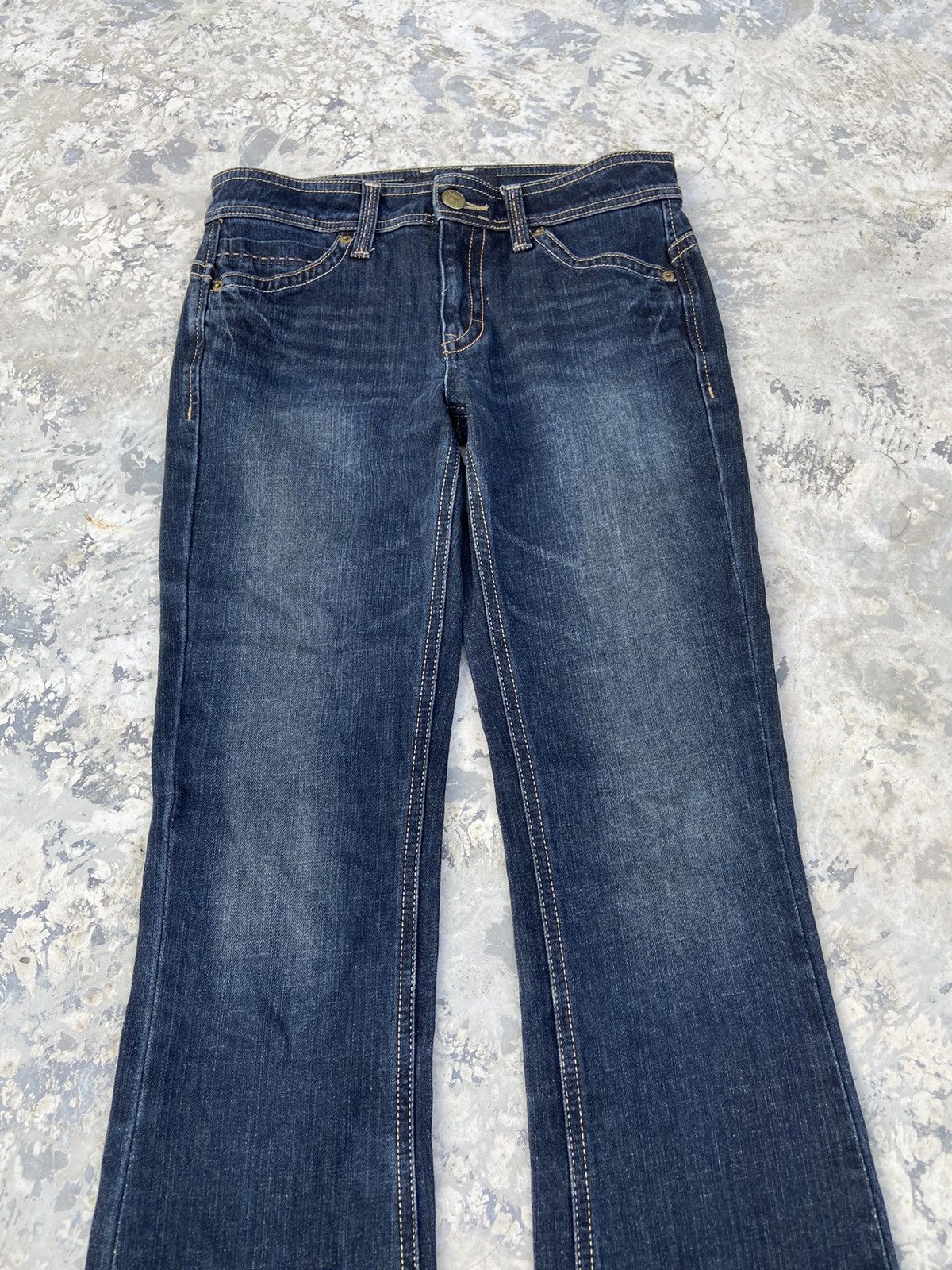 Japanese Brand C-seventeen flare Jeans pants Size 28" / US 6 / IT 42 - 5 Thumbnail