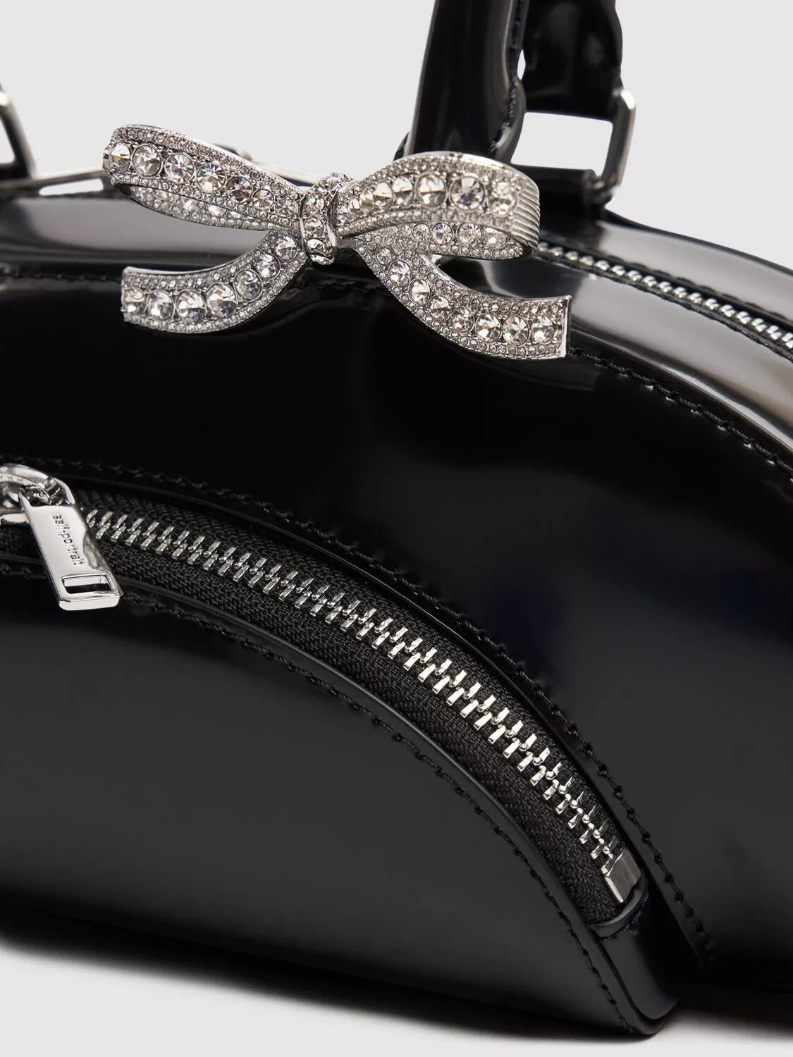 Self-Portrait SELF-PORTRAIT Black Leather Top Handle Bag New/Authentic Size ONE SIZE - 3 Thumbnail