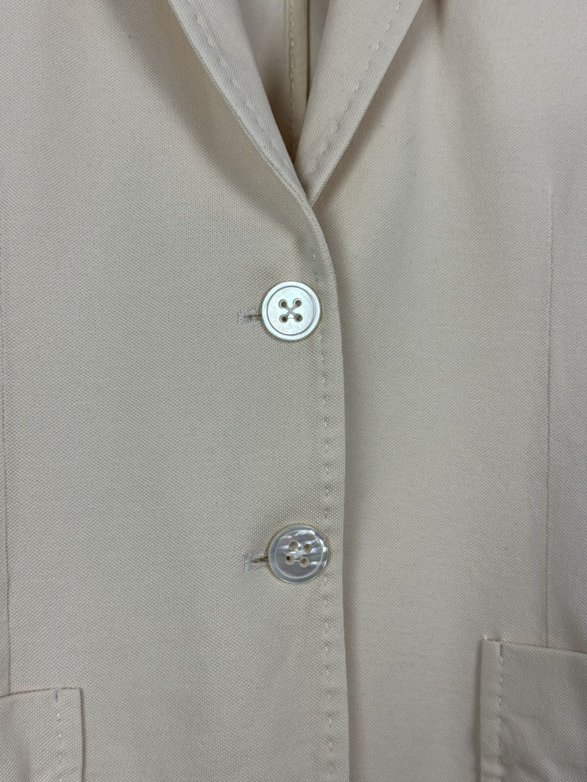 Circolo 1901 Circolo 1901 Cotton Lightweight Beige Women’s Blazer Jacket Size M / US 6-8 / IT 42-44 - 7 Thumbnail