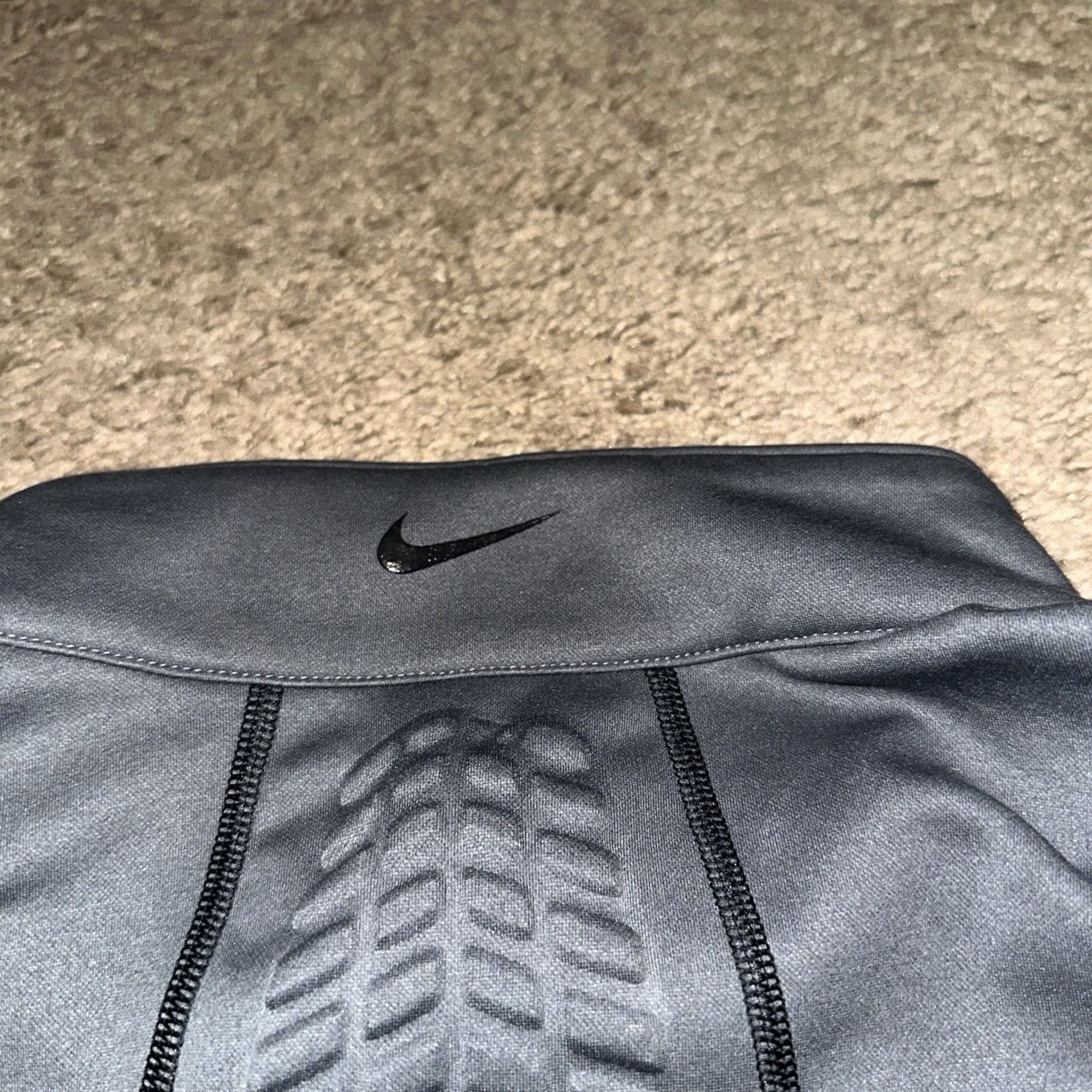 Nike Nike Therma-Fit Sweater Mens Large 1/4 Zip Pullover Golf Gray Size US L / EU 52-54 / 3 - 6 Thumbnail