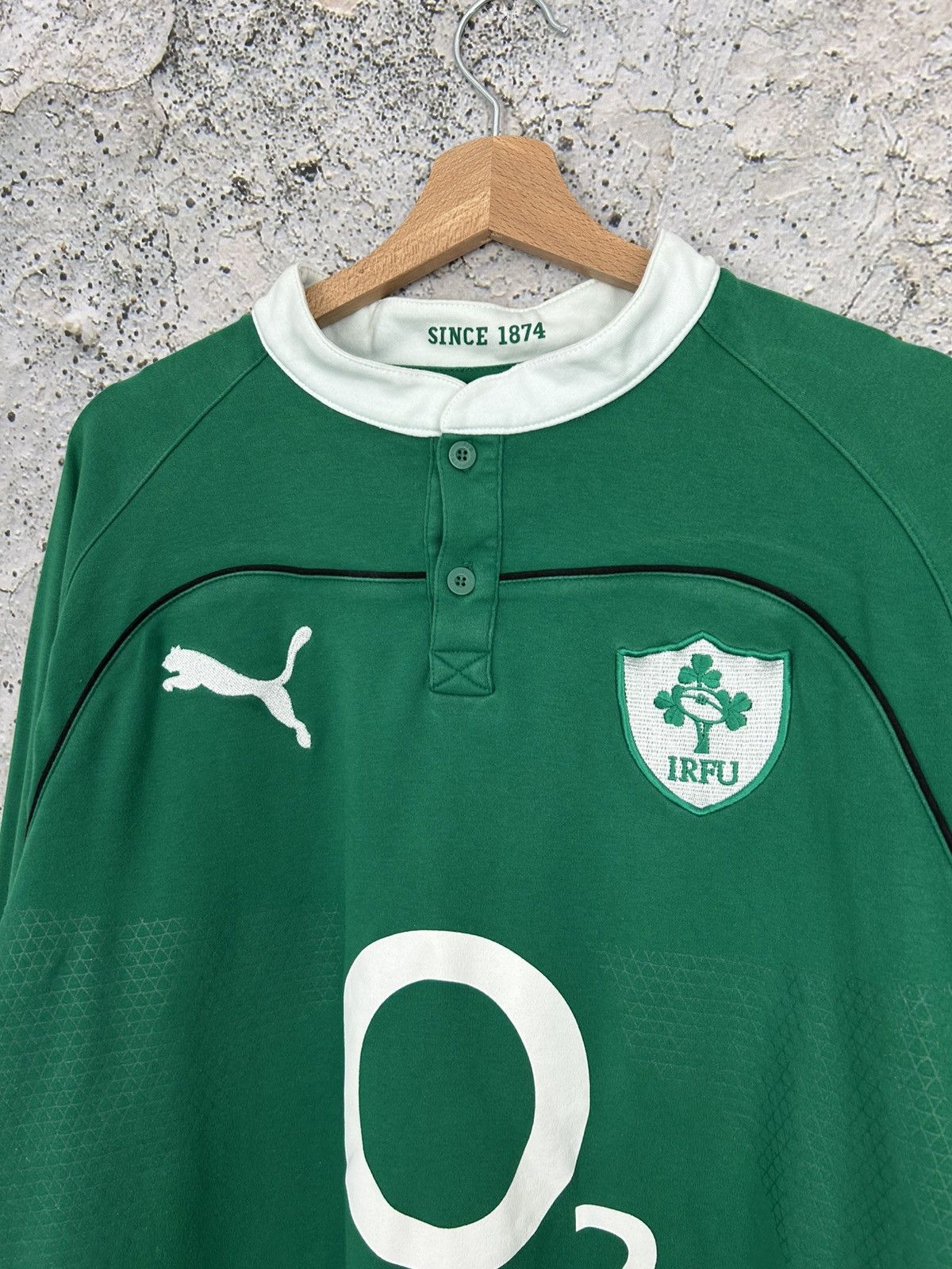 Vintage Vintage Ireland Rugby Jersey Sportswear Streetwear Size US XL / EU 56 / 4 - 3 Thumbnail