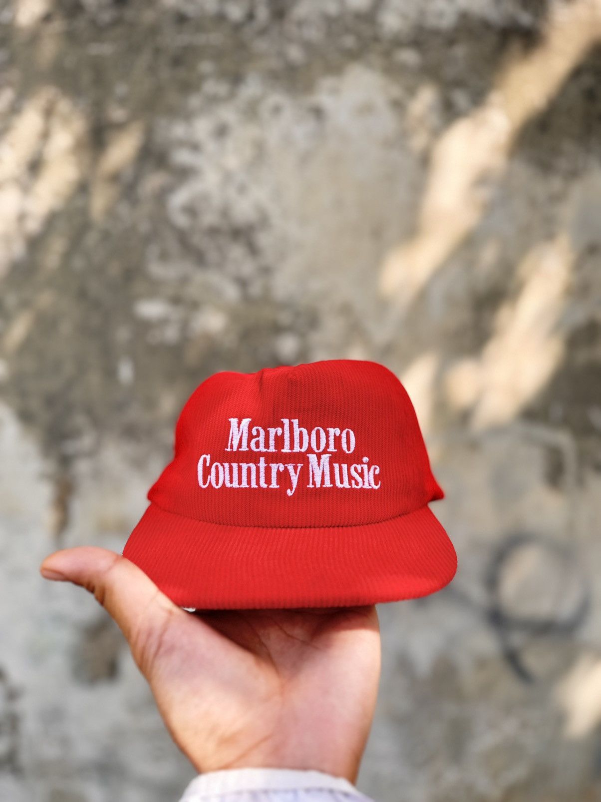 レア marlboro cap hat corduroy コーデュロイ プロモ 80s 