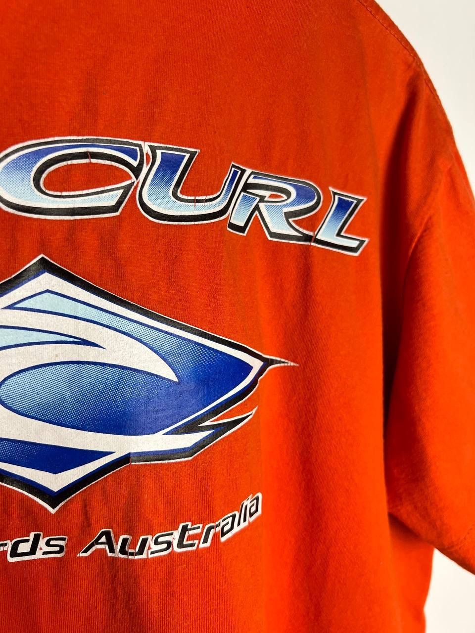 Ripcurl 90s Vintage Rip Curl Surfing Australia Orange Rare T-Shirt Size US L / EU 52-54 / 3 - 6 Thumbnail