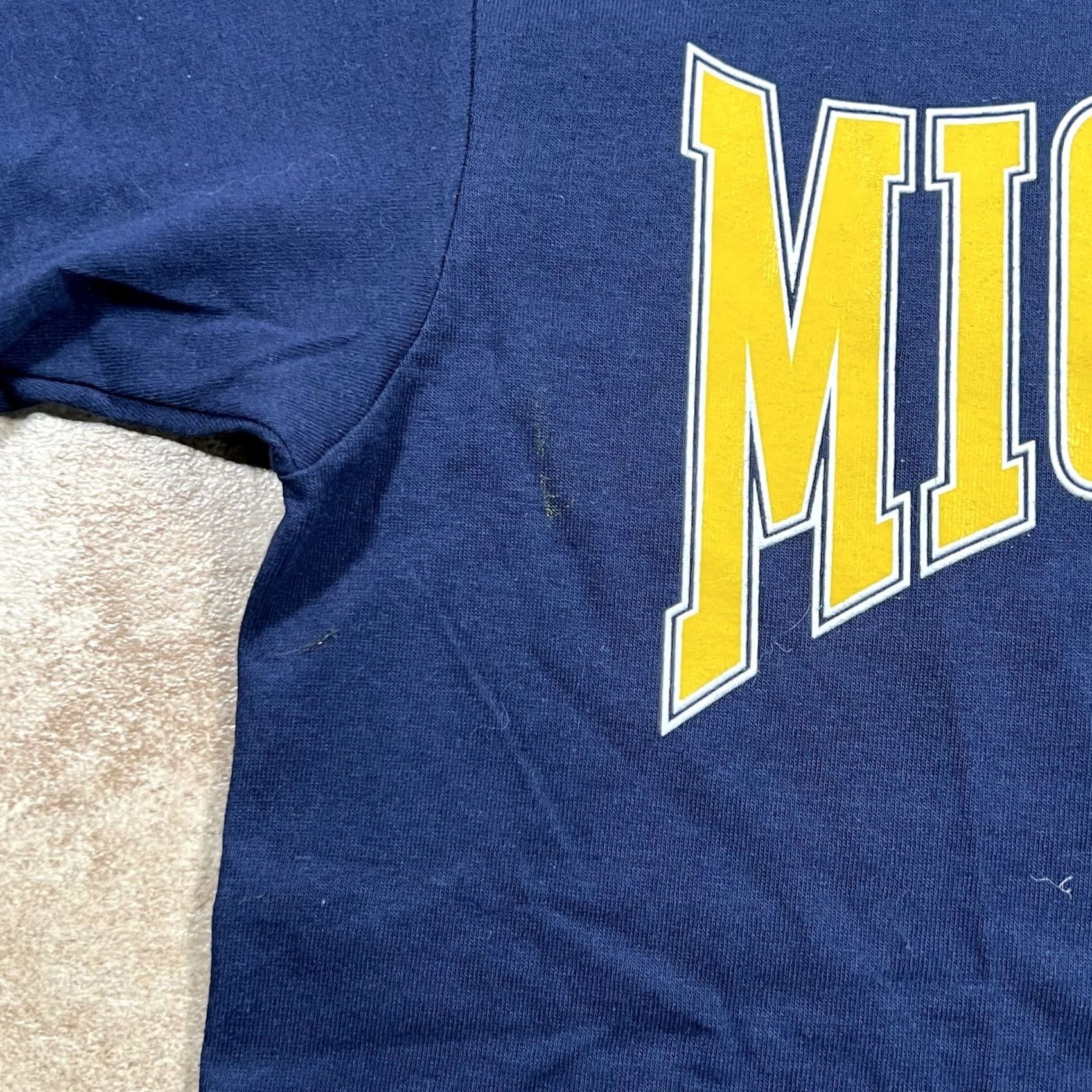 Soffe VINTAGE Soffe Michigan T-Shirt M USA Sports College Men Blue 90s Y2K M Size Medium Size US M / EU 48-50 / 2 - 3 Thumbnail