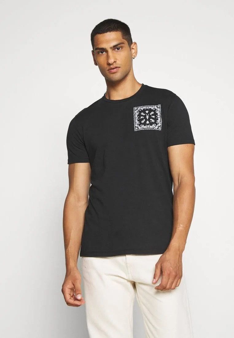 Allsaints AllSaints Black Cotton Graphic Tee L Size US L / EU 52-54 / 3 - 2 Thumbnail