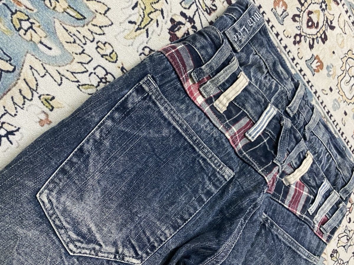 Japanese Brand 🔥 Double Waist Jeans X Wild Life Size US 29 - 9 Thumbnail