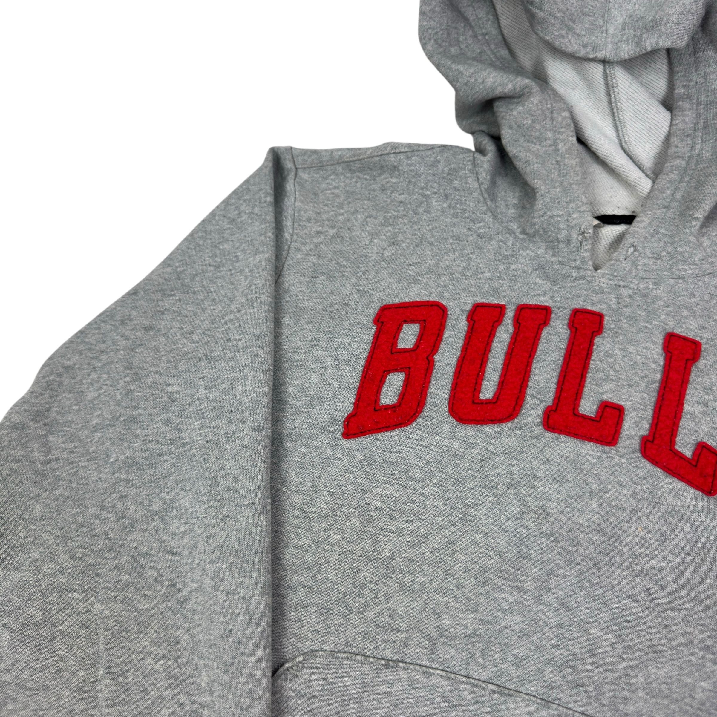 Adidas × NBA Adidas Men Heather Gray Pockets Chicago Bulls Hoodie Medium Size US M / EU 48-50 / 2 - 3 Thumbnail