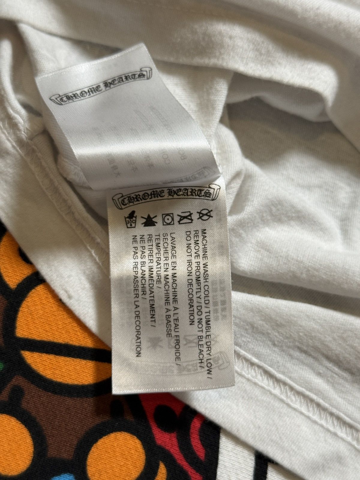 Chrome Hearts Chrome Hearts White Charge Up Long Sleeve Tee Size US S / EU 44-46 / 1 - 9 Thumbnail
