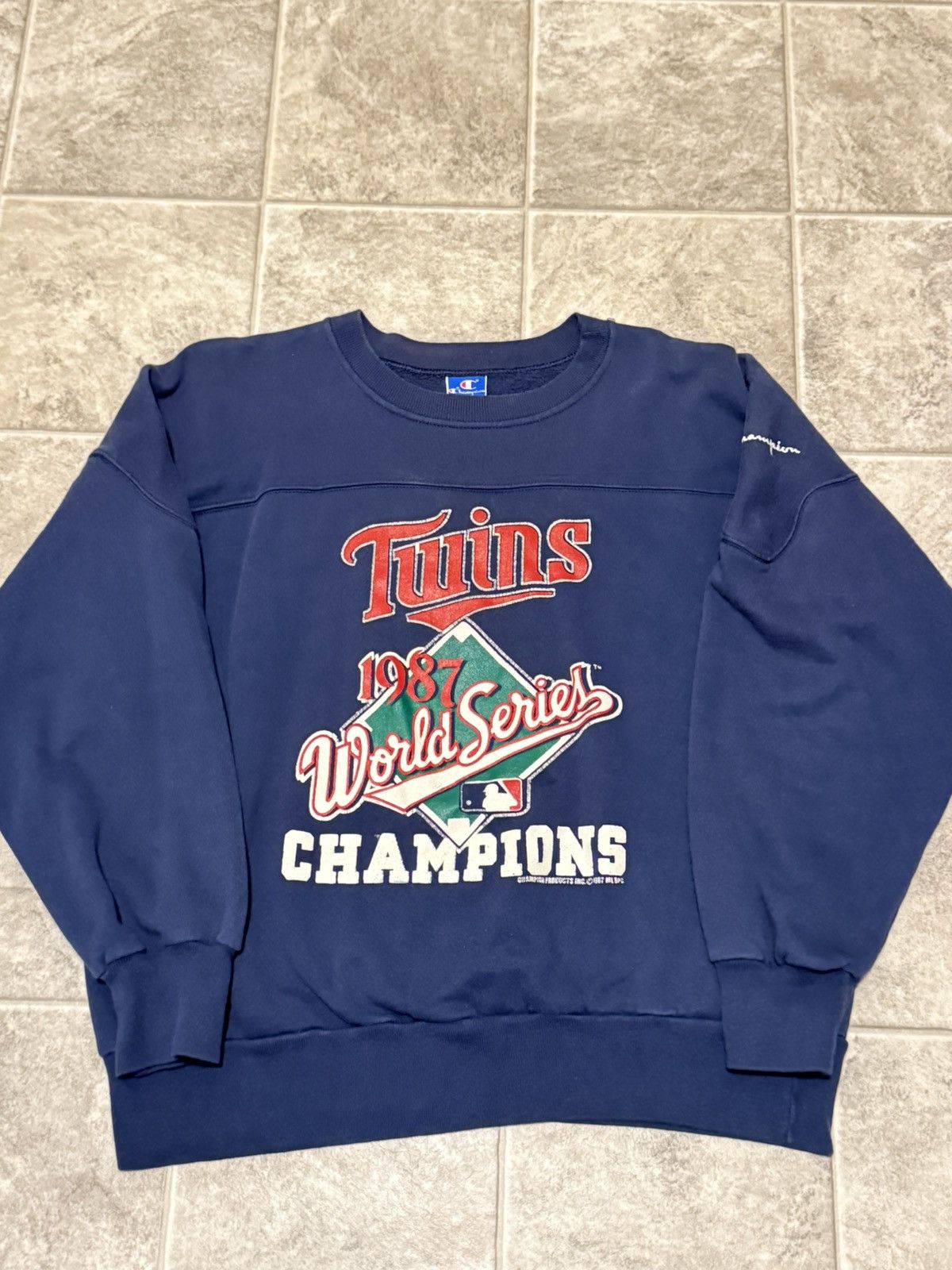 MLB × Vintage Vintage Minnesota Twins Crewneck Size US XL / EU 56 / 4 - 1 Thumbnail