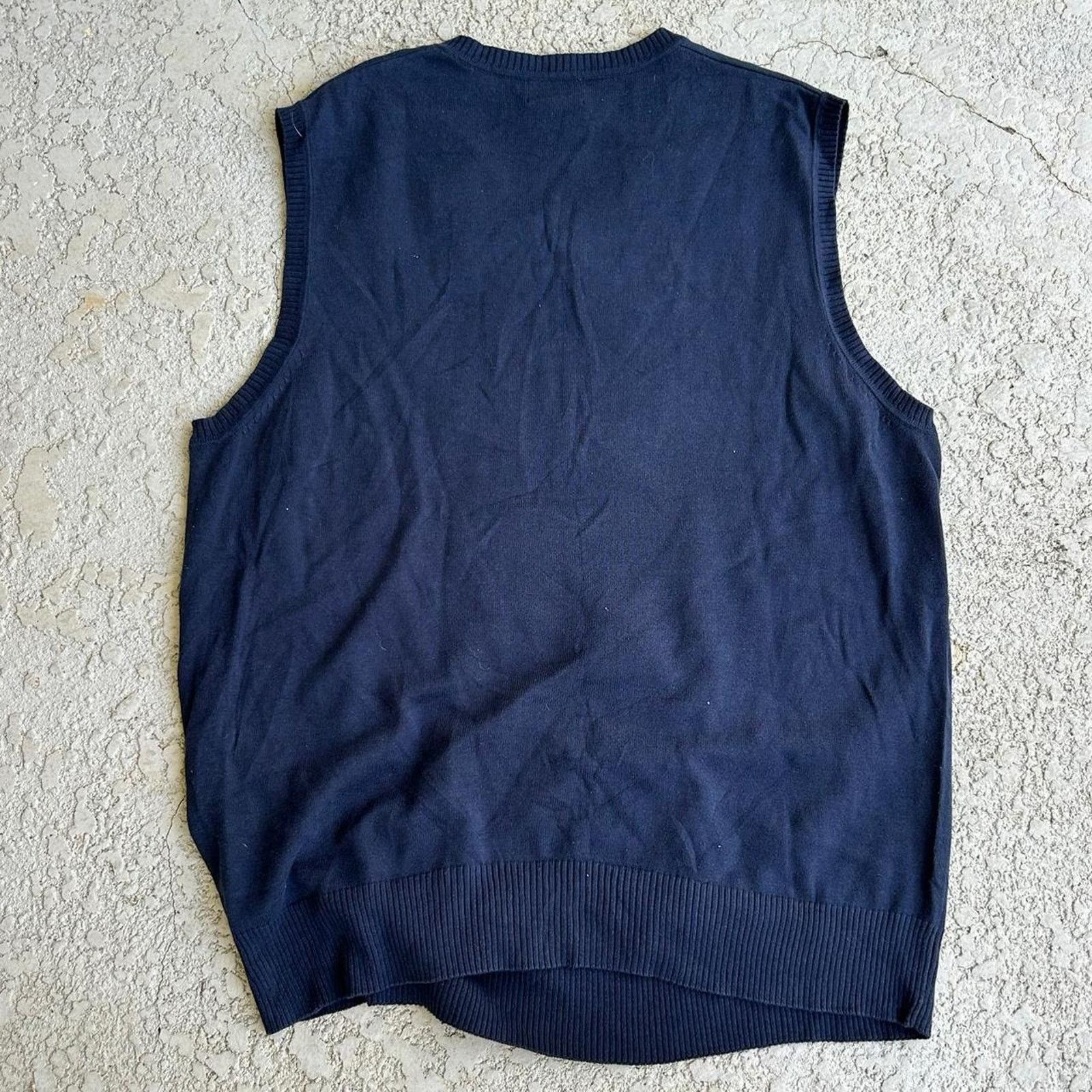 Other 90s Alexander Julian Colors Blue Patterned Sweater Vest.Sz L Size L / US 10 / IT 46 - 4 Thumbnail