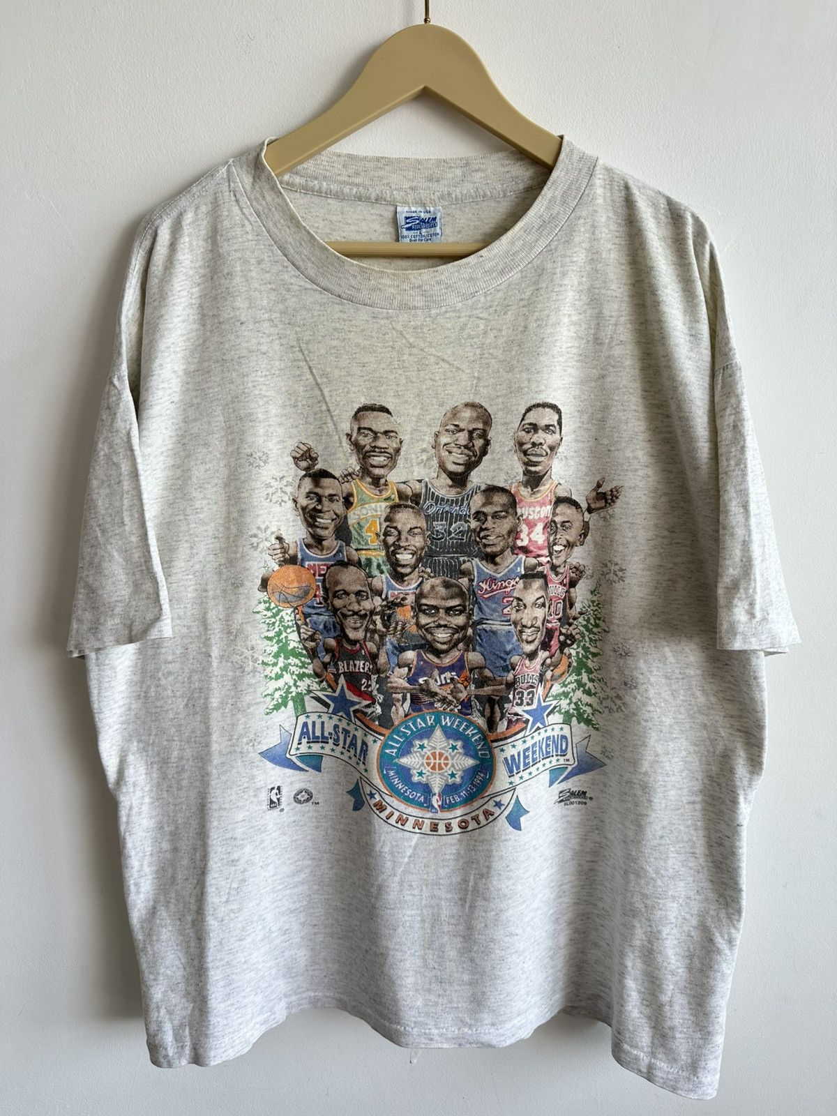 NBA Vintage 90’s NBA ALL-STAR WEEKEND Minnesota SalemSportwear Size US XL / EU 56 / 4 - 1 Thumbnail