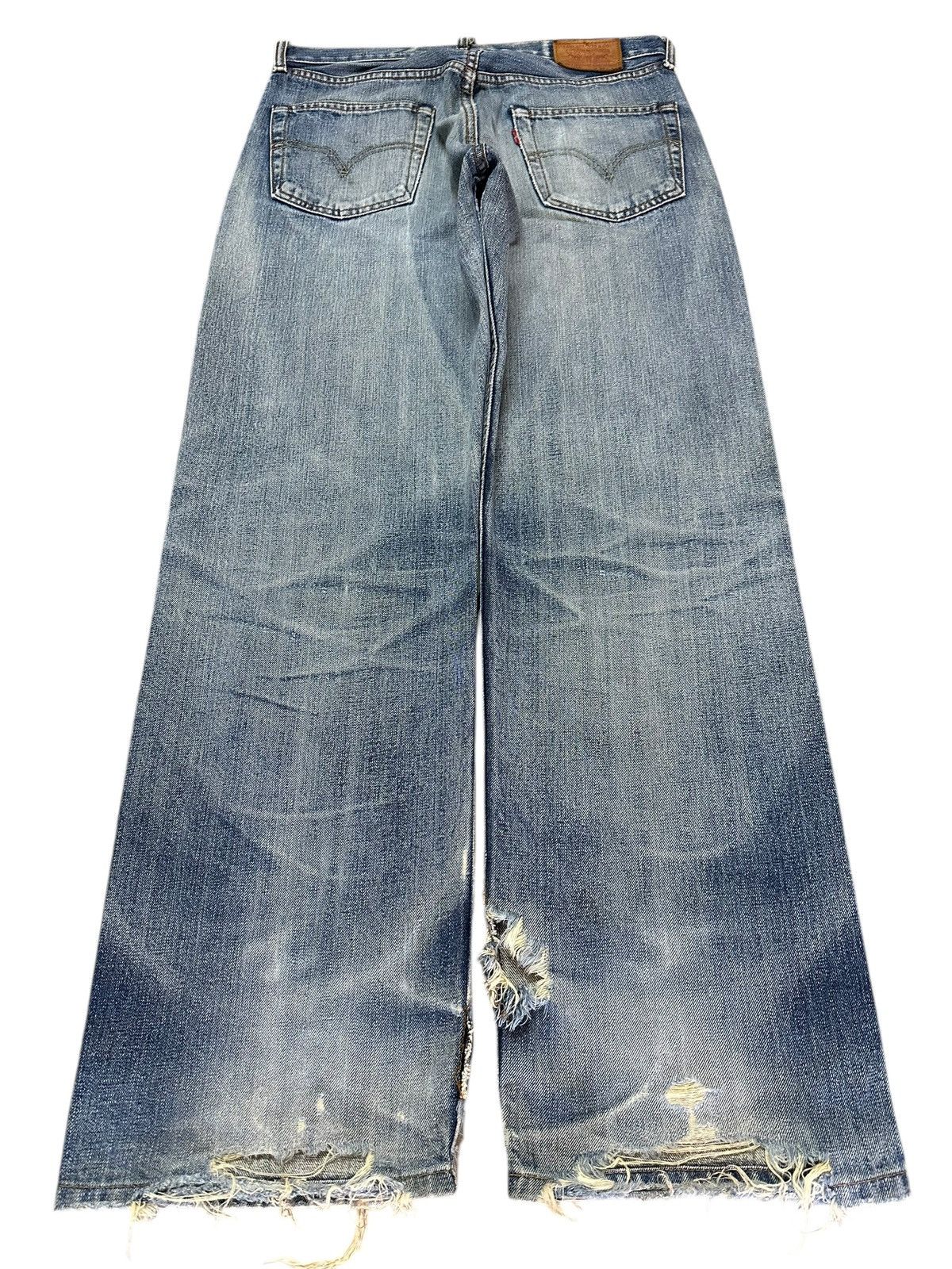 Levi's Vintage 80s Levis 503 Faded Wash Distressed Style Baggy Jean Size US 32 / EU 48 - 2 Thumbnail