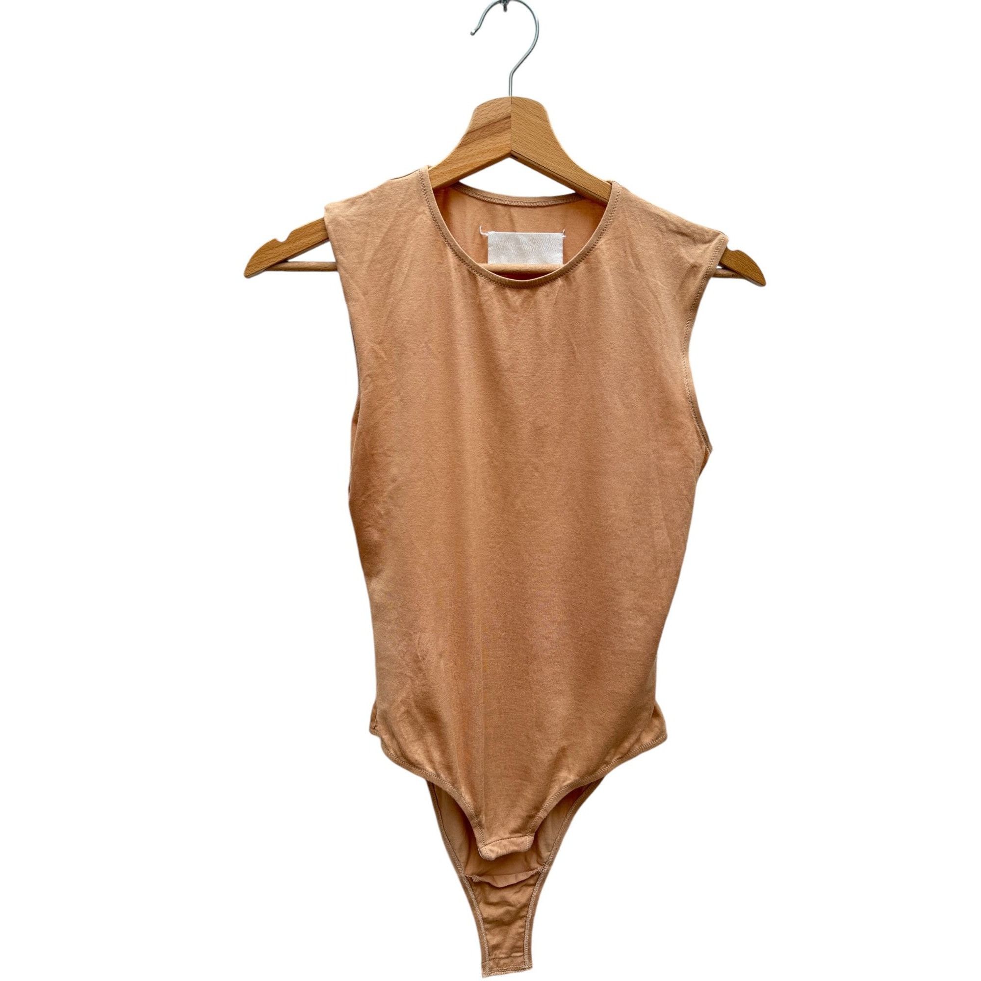 Maison Margiela SS 2007 Iconic Nude Bodysuit Top Size XS / US 0-2 / IT 36-38 - 1 Thumbnail