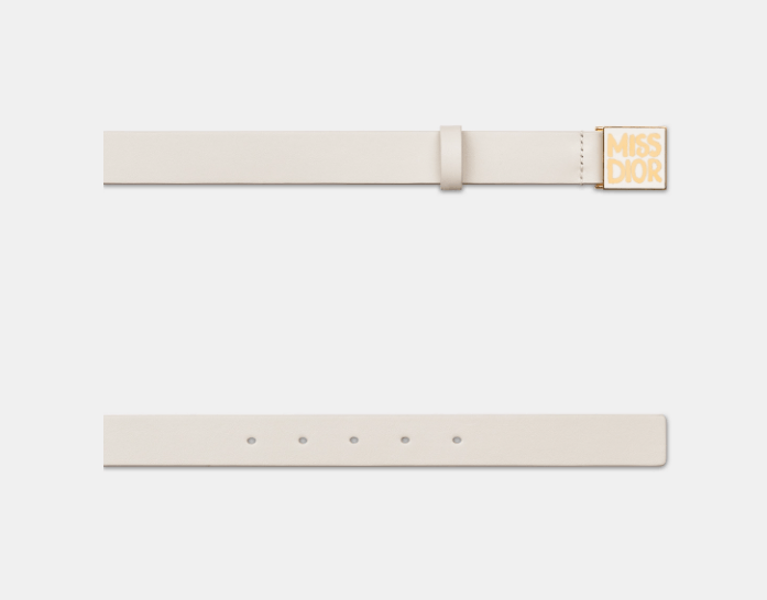 Dior o1w1db10525 Size : OS / B0598U Graffiti Belt in Light Beige Size ONE SIZE - 3 Thumbnail