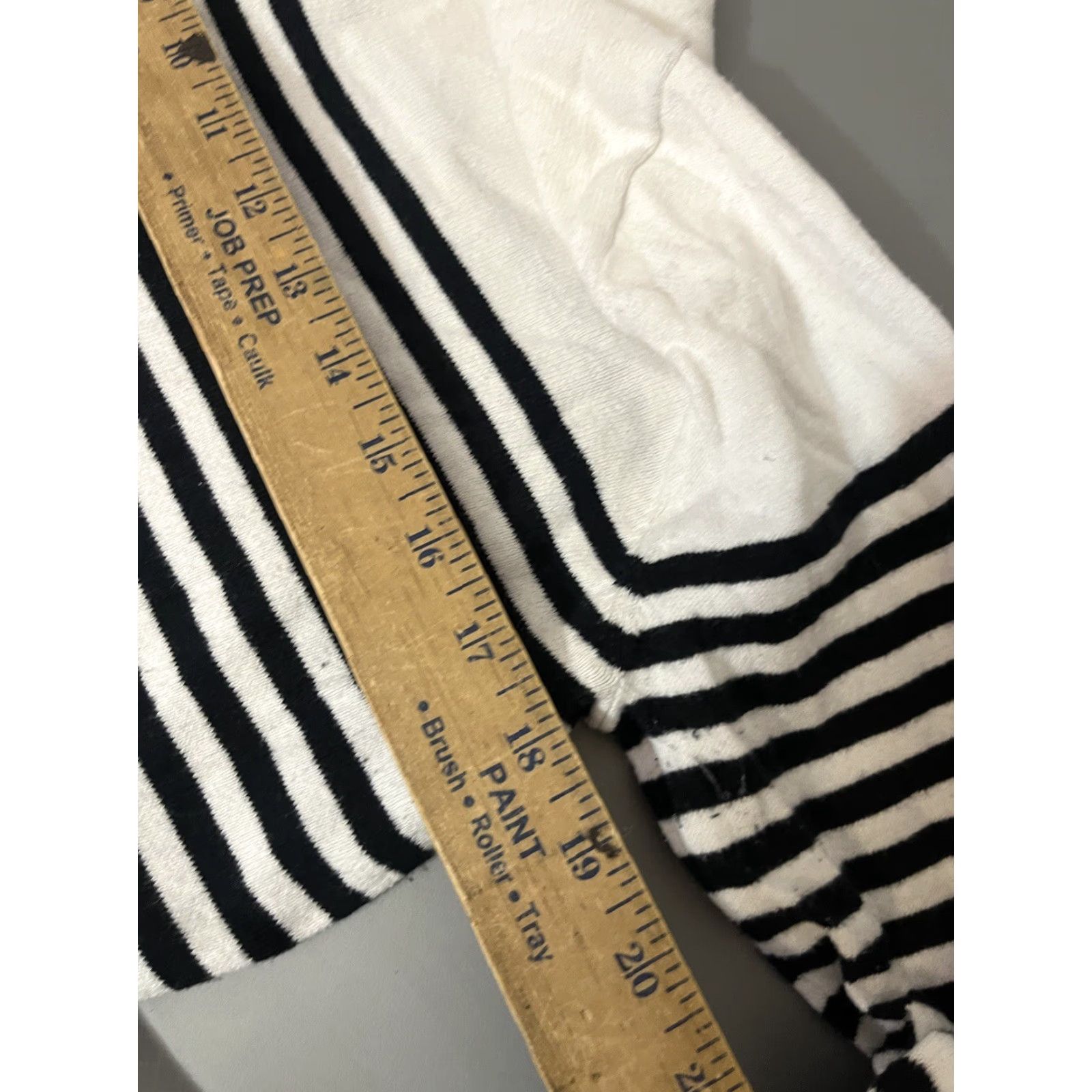 Gap Gap Sweat er Women Round Neck Long Sleeve Size Medium White Striped T-Shirt Oversized Basic Size M / US 6-8 / IT 42-44 - 5 Thumbnail