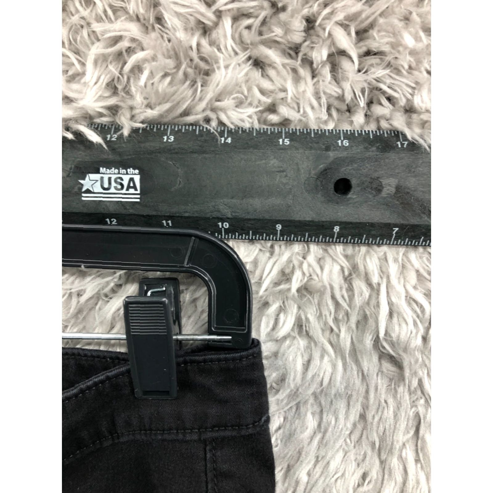 Lee Lee Jeans Mid Rise Black Denim Size 8 Womens Straight 5-Pocket Classic Comfort ZIP Belt Loops Size 30" / US 8 / IT 44 - 2 Thumbnail