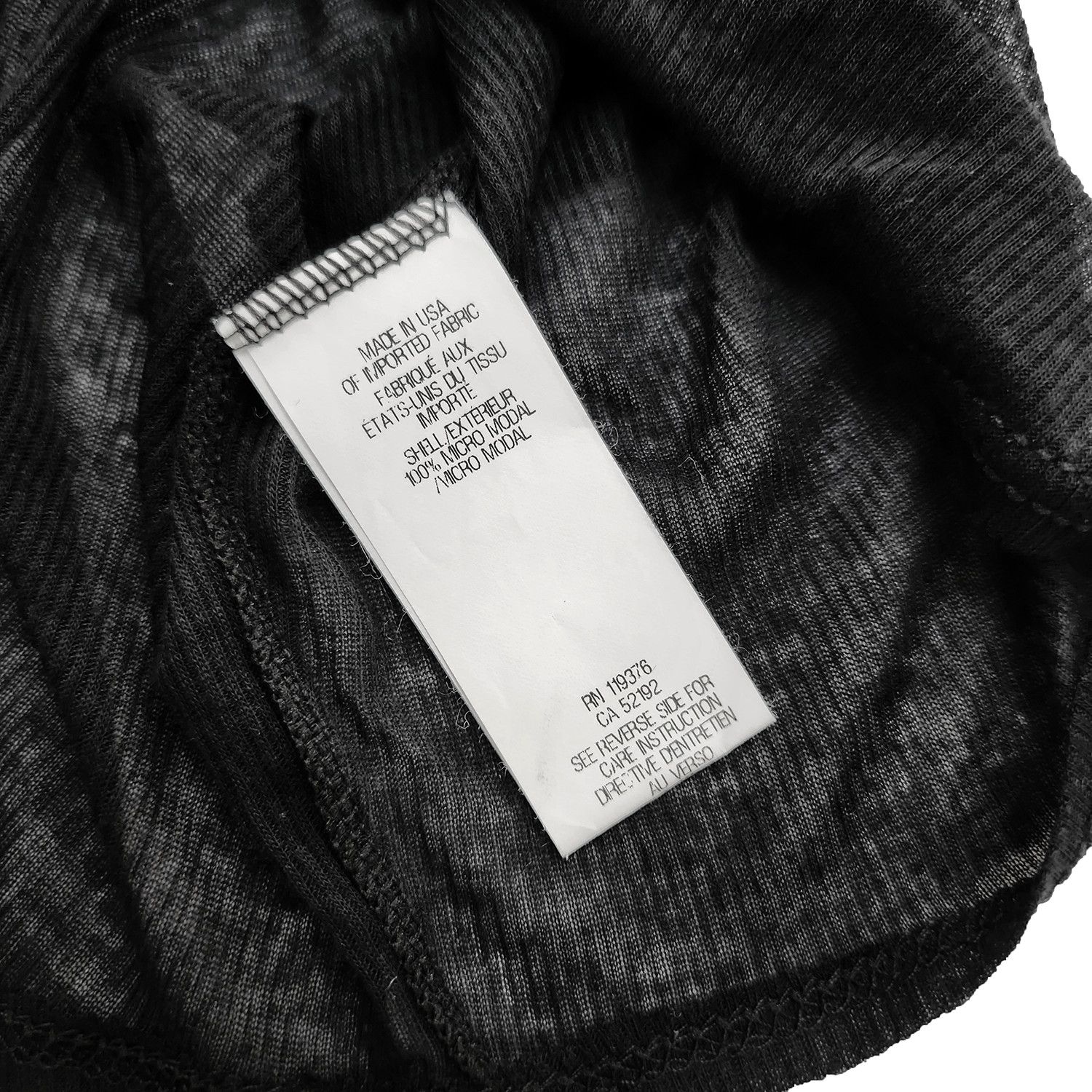 Helmut Lang Helmut Lang Semi-Sheer Modal Ribbed Cowl Neck Sleeveless Top Size S / US 4 / IT 40 - 6 Thumbnail