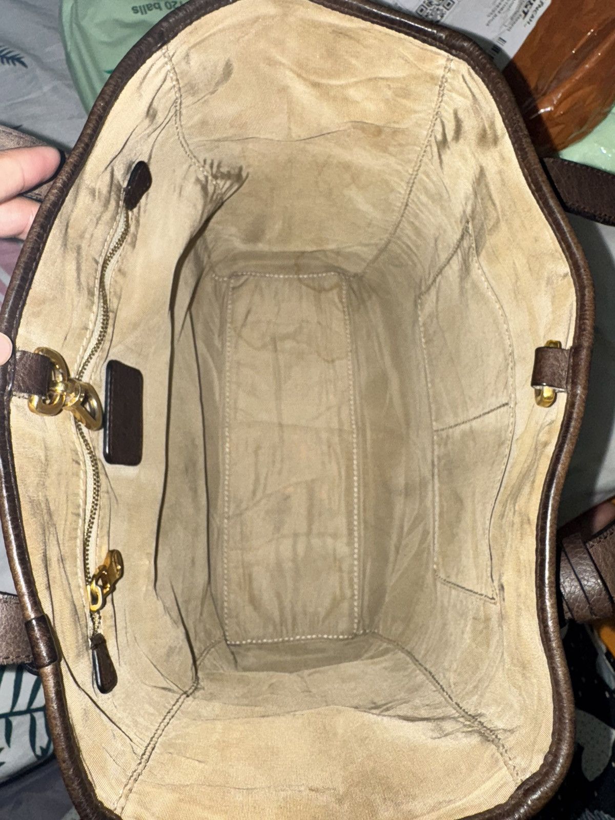 Loewe Loewe Heritage Leather Tote Bag Size ONE SIZE - 8 Thumbnail