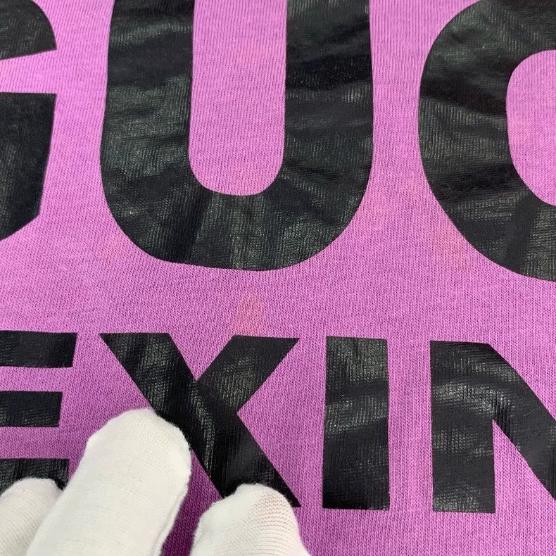 Gucci Gucci 23 new logo printed round-neck purple cotton short-sl Size US XXS / EU 40 - 9 Thumbnail