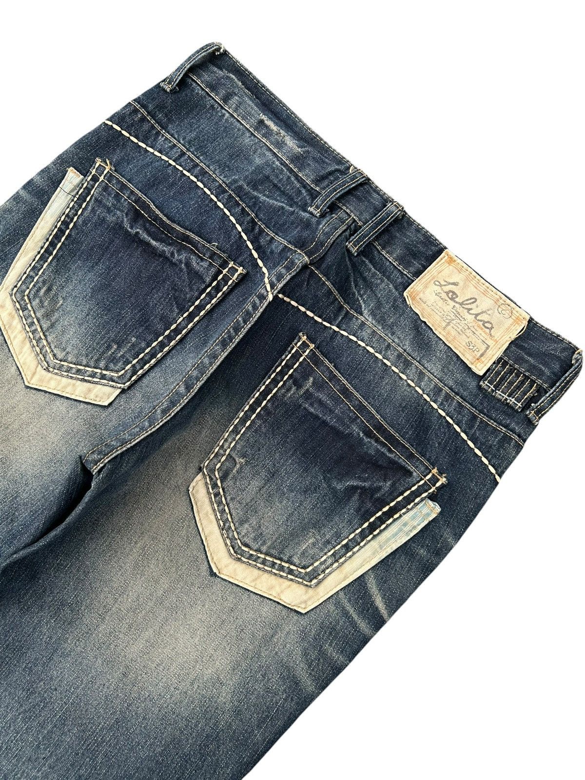 Kapital YOSHITOMO NARA LOLITA Exotic Vintage Rusty Faded Denim Jeans Size US 34 / EU 50 - 9 Thumbnail