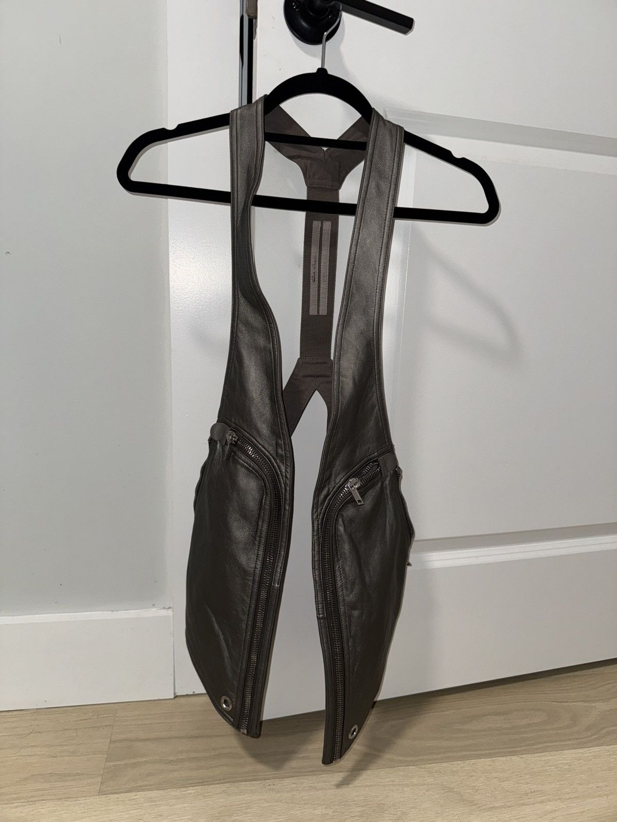 Rick Owens Rick Owens Gunmetal Bauhaus Vest Size US M / EU 48-50 / 2 - 4 Thumbnail
