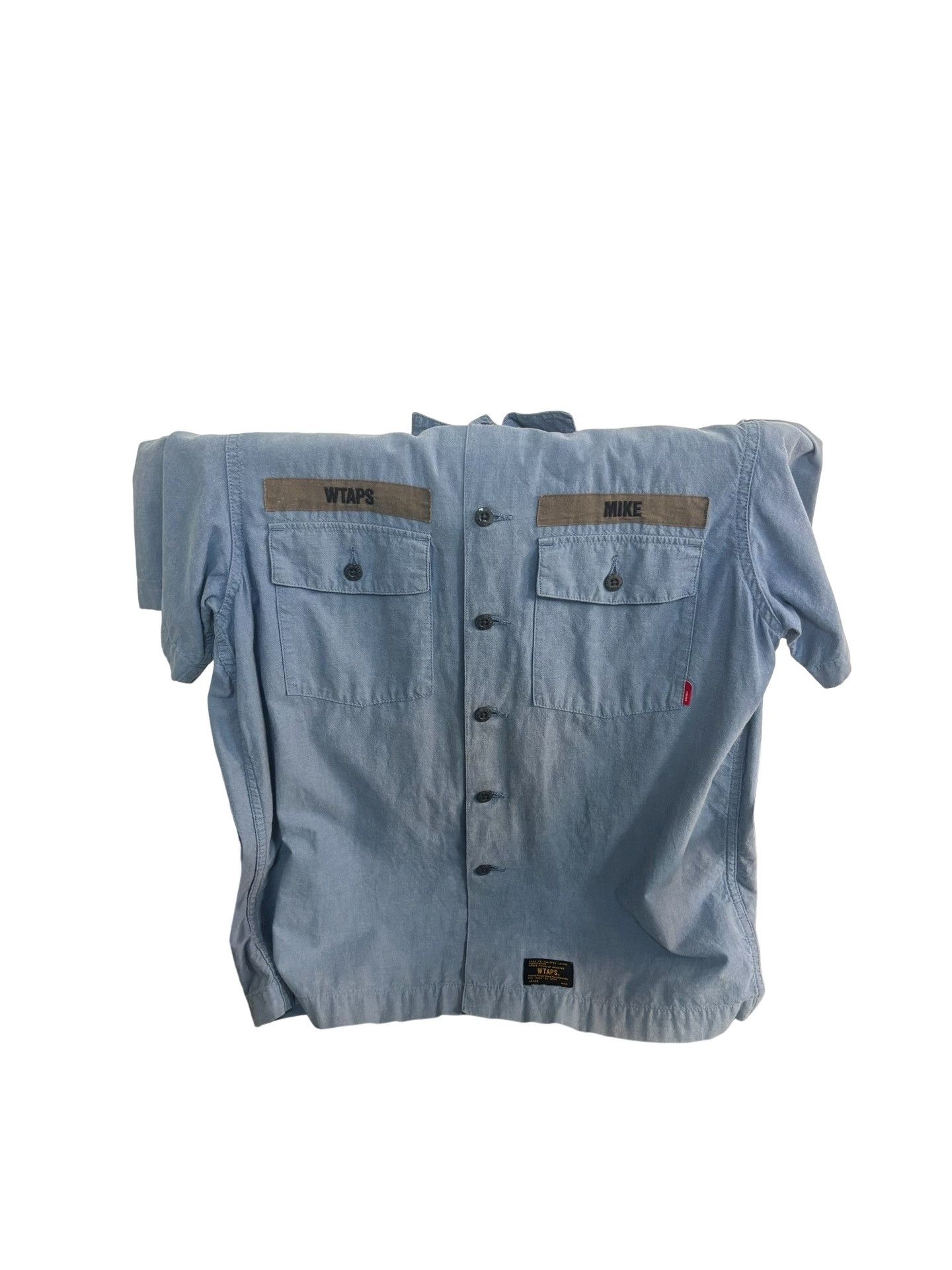 Wtaps WTAPS Buds Chambray Short Sleeve Shirt Size 2 Size US M / EU 48-50 / 2 - 1 Thumbnail