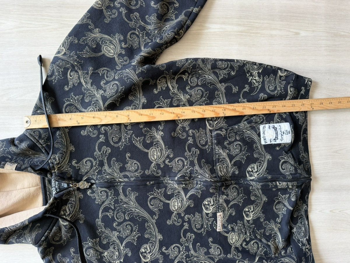 Ecko Unltd. Y2K Ecko Unltd Skull Scroll AOP Zip Sz M Cyber Goth Grunge Size US M / EU 48-50 / 2 - 6 Thumbnail