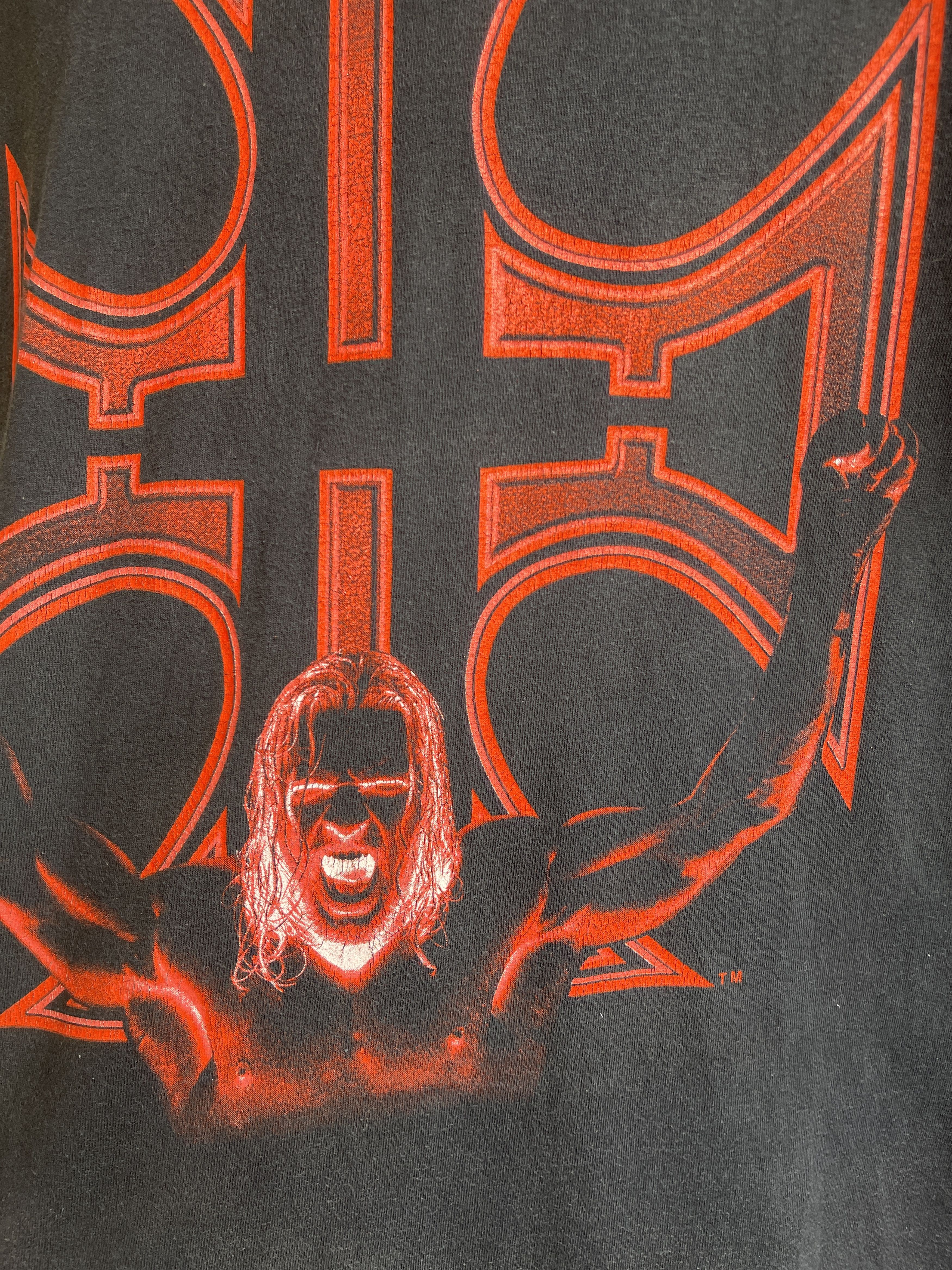 WWE Vintage’y2k🔥WWE TRIPLE H Wrestling🔥Big Prints Sun Faded Tee Size US M / EU 48-50 / 2 - 9 Thumbnail