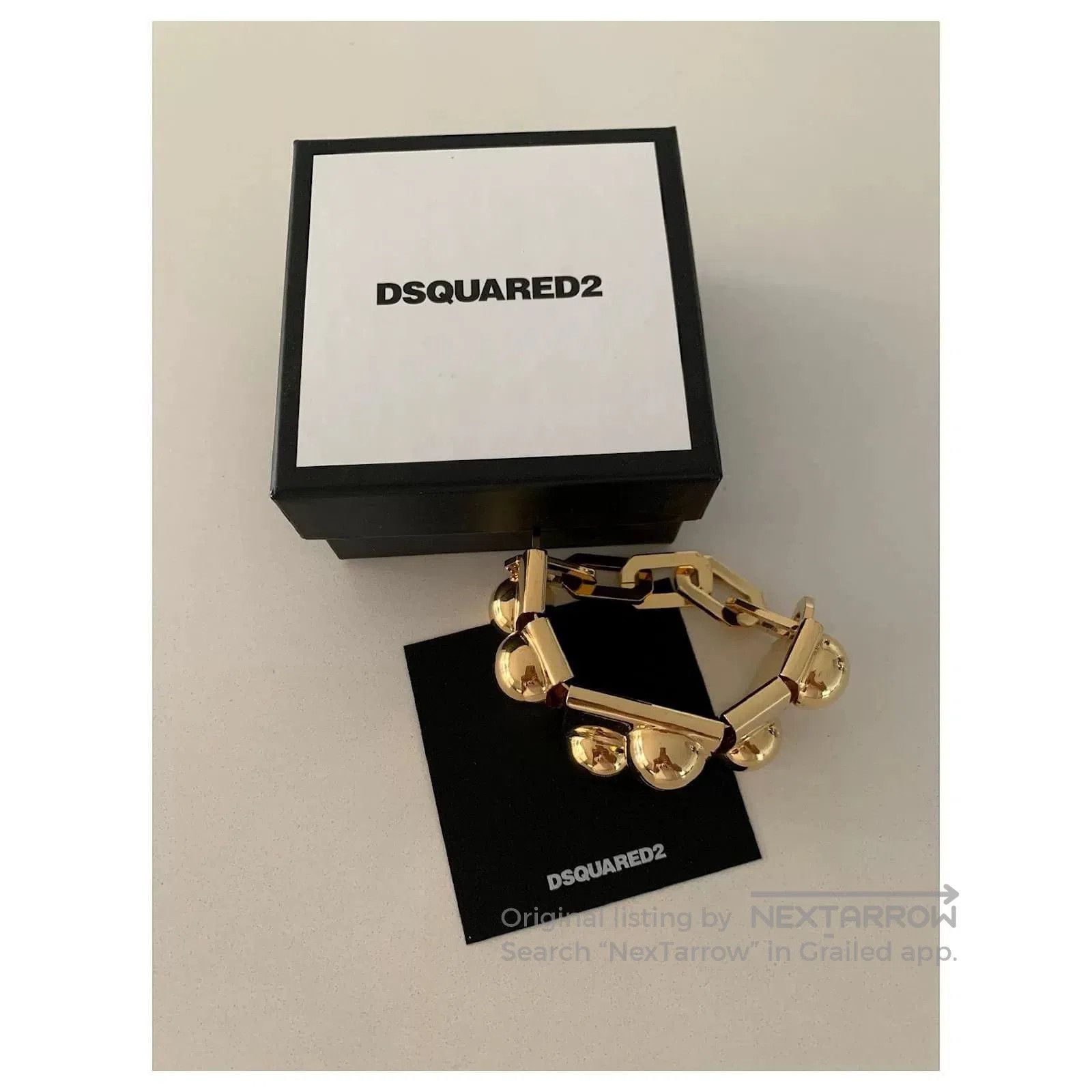 Dsquared2 Dsquared2 Heavy Metal Chain Bracelet. Size ONE SIZE - 4 Thumbnail