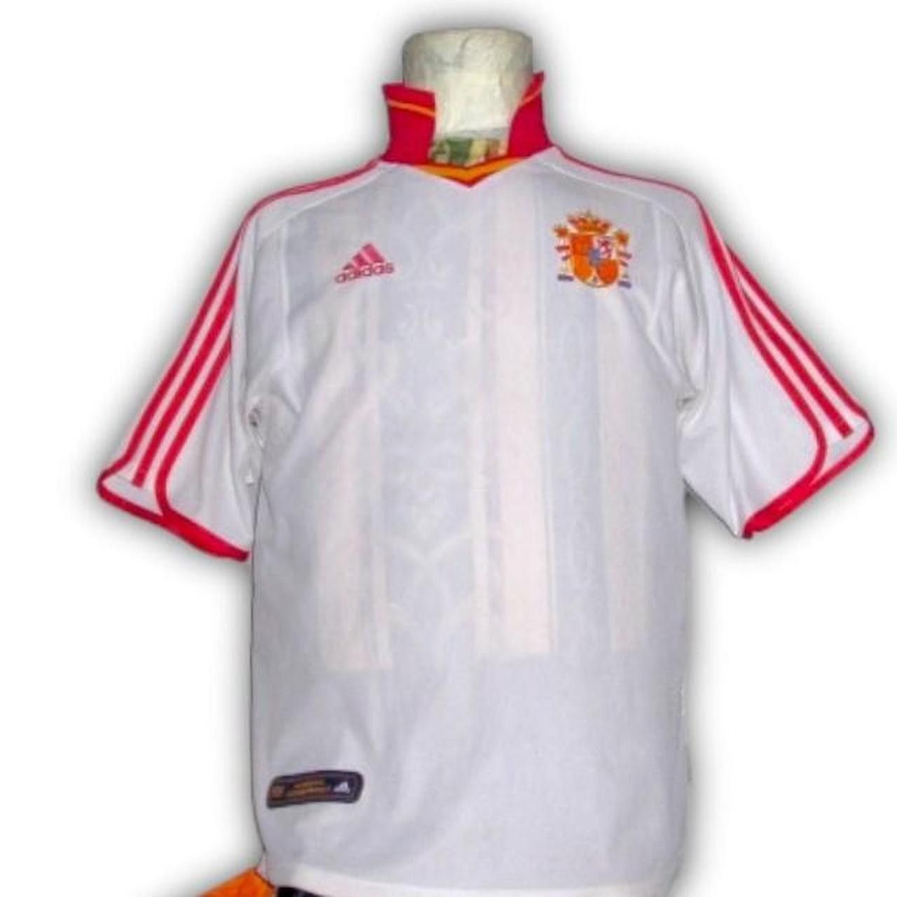 Adidas Spain 2000 2001 Away Shirt Jersey international Camiseta Size US S / EU 44-46 / 1 - 1 Thumbnail