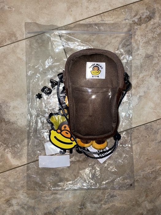 Bape BAPE Baby Milo Donut Mobile Bag Brown/Blue Phone Pouch | Grailed