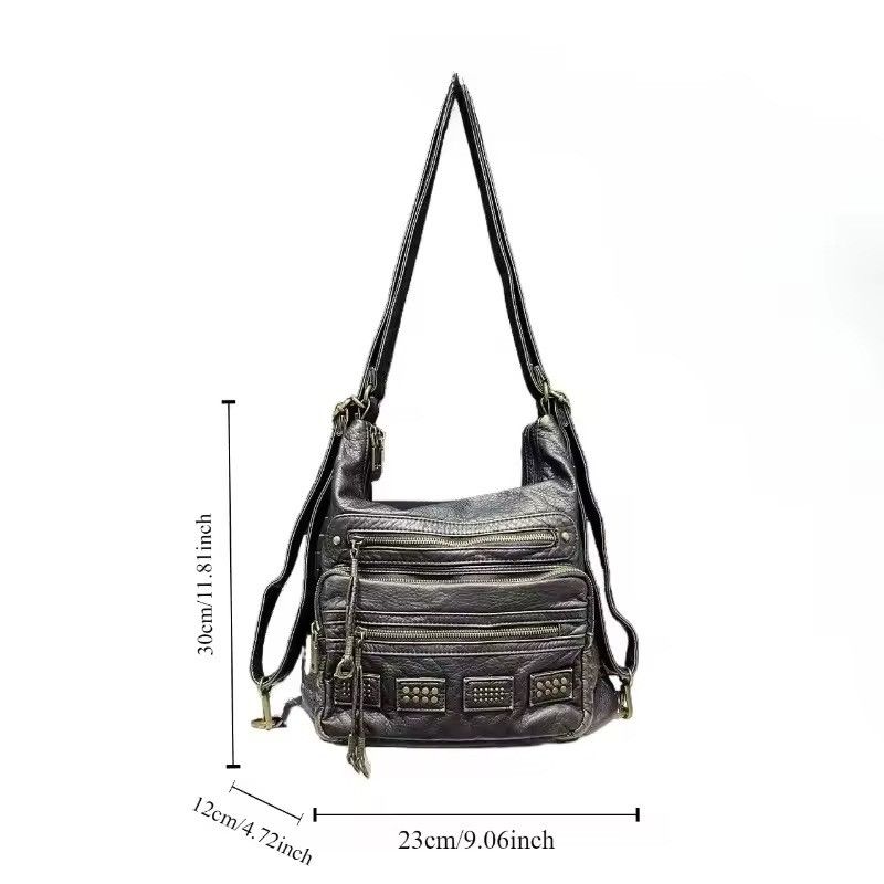 Japanese Brand Motorcycle Rock Punk Shoulder Bag Y2K Women Size ONE SIZE - 4 Thumbnail