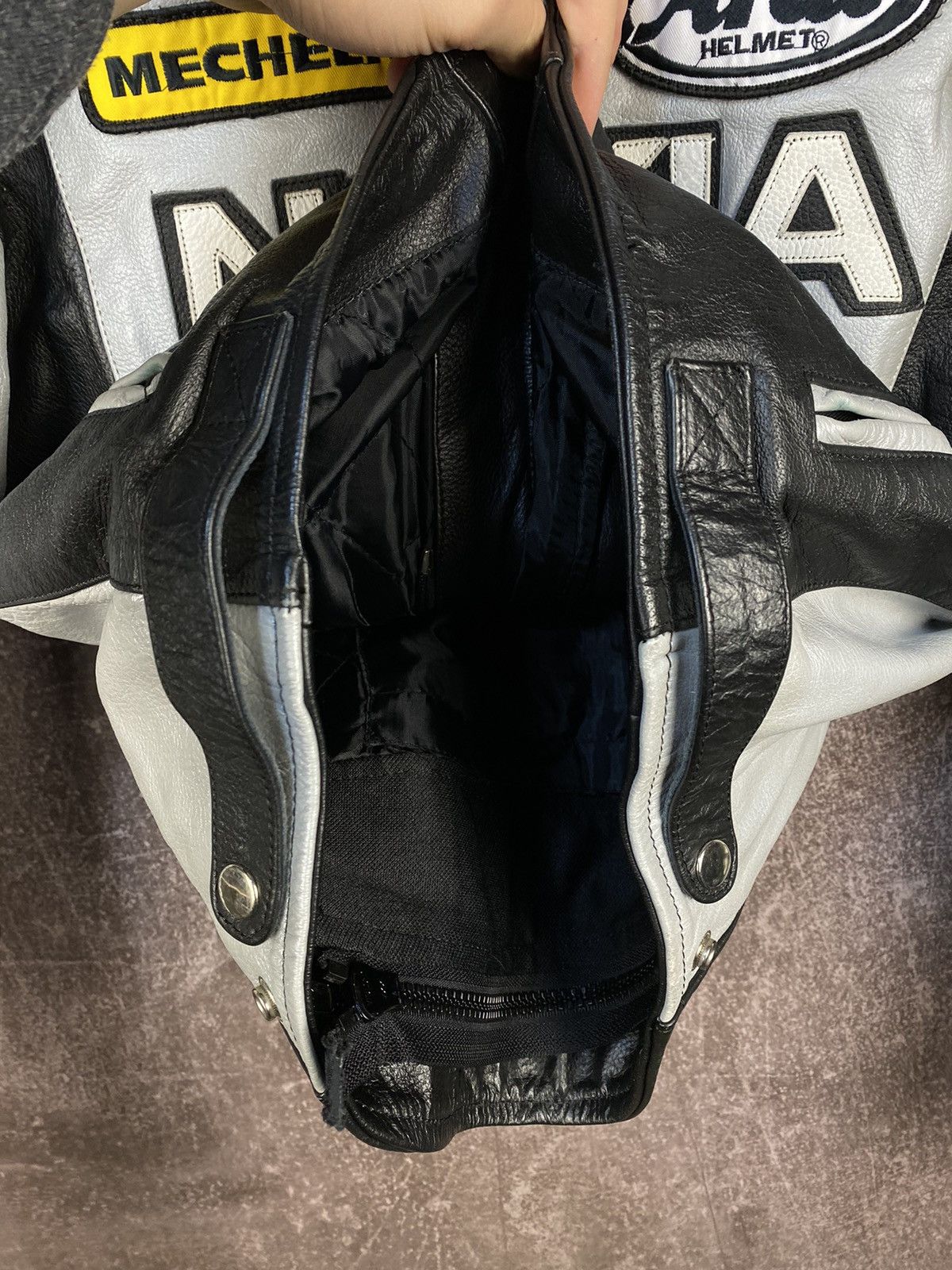 Other 1990’s Vintage Nokia Moto Racing Leather Jacket Size US S / EU 44-46 / 1 - 7 Thumbnail