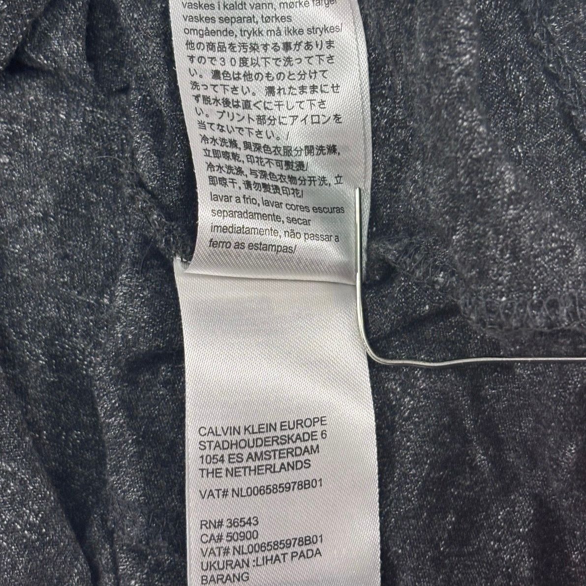 Calvin Klein Calvin Klein Jeans XL Charcoal Grey Henley Shirt Long Sleeve Size US XL / EU 56 / 4 - 5 Thumbnail
